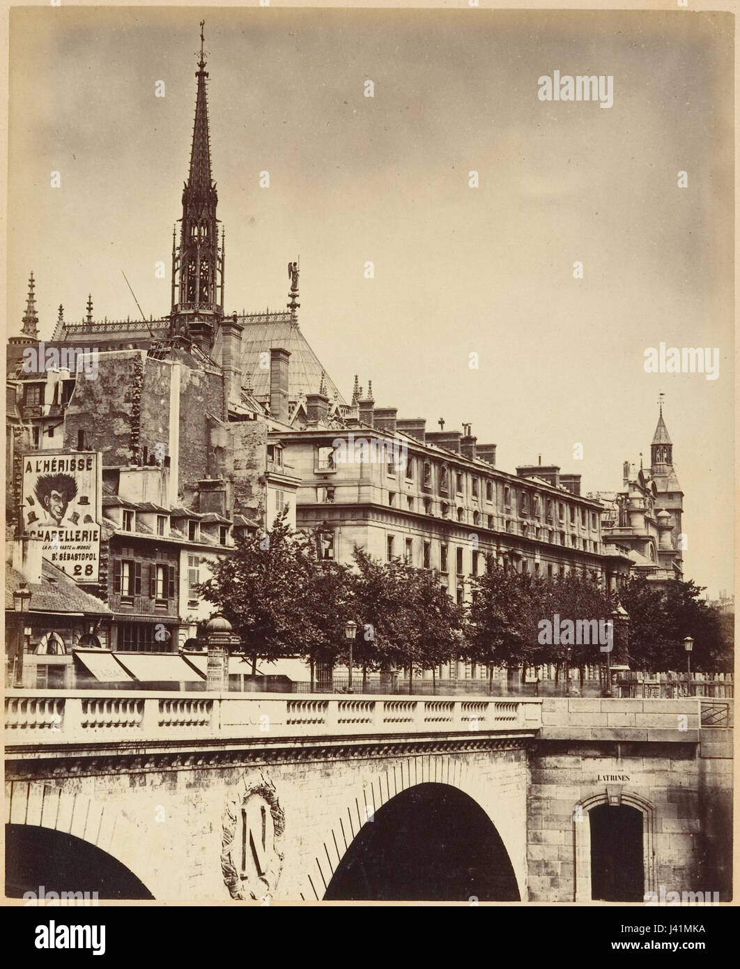 Les Ruines de Paris et de ses Environs 1870 1871, Cent Fotografien, Premier Volumen. DP161595 Stockfoto