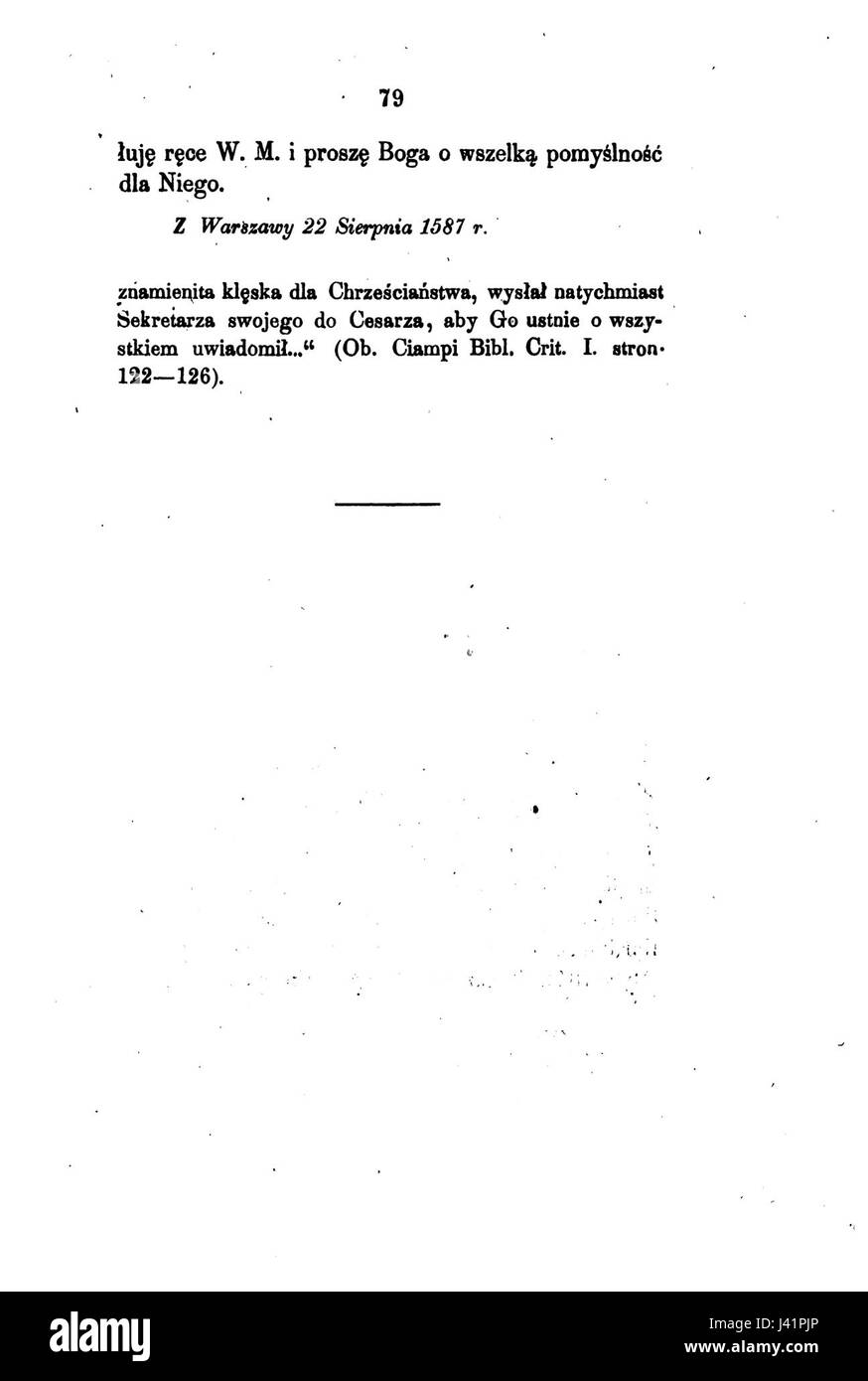 Die Listy Annibala z Kapui (Letters of Annibal from Capua) von Przezdziecki ist eine Sammlung historischer Briefe, die den Militärführer Annibal und seine Zeit in Capua während der Römischen Republik dokumentieren. Stockfoto