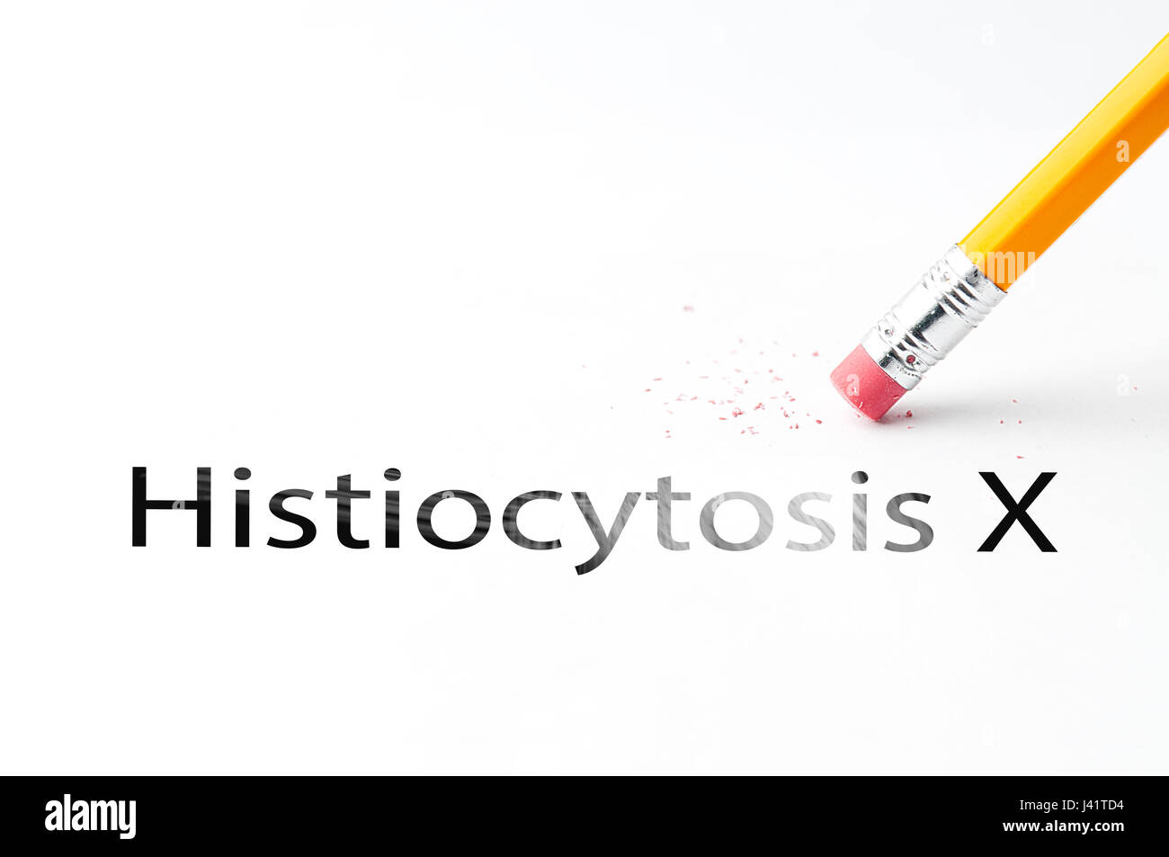 Bleistift mit Radiergummi Stockfoto