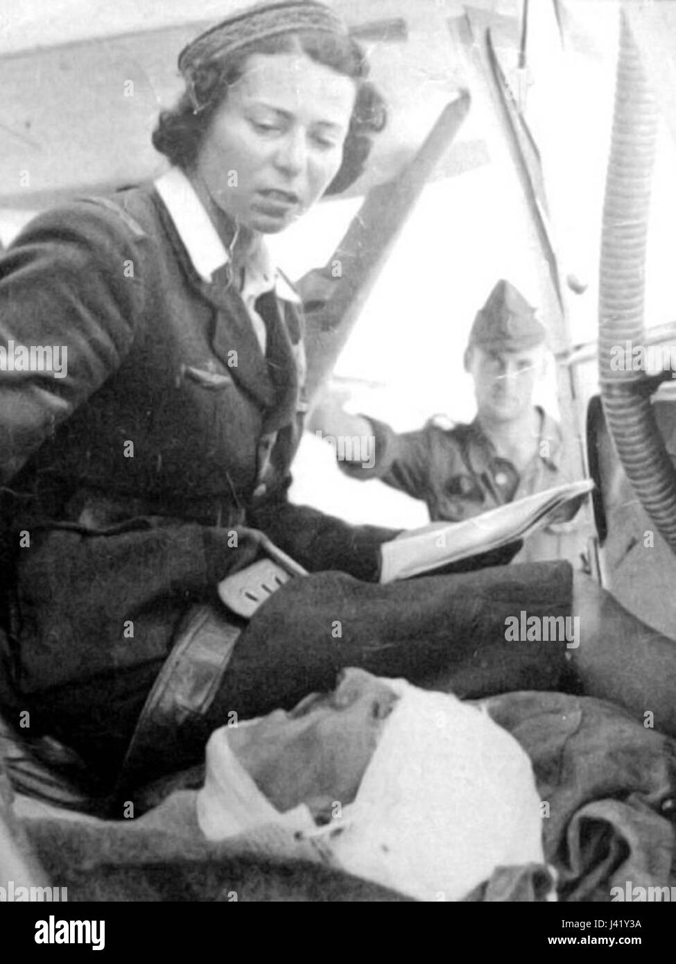 Mariana Dragescu preTakeOff Unfall Stockfoto