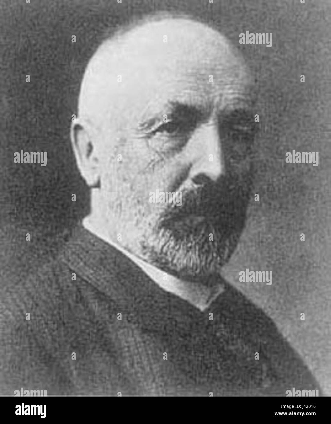 Matematiker Georg cantor Stockfoto