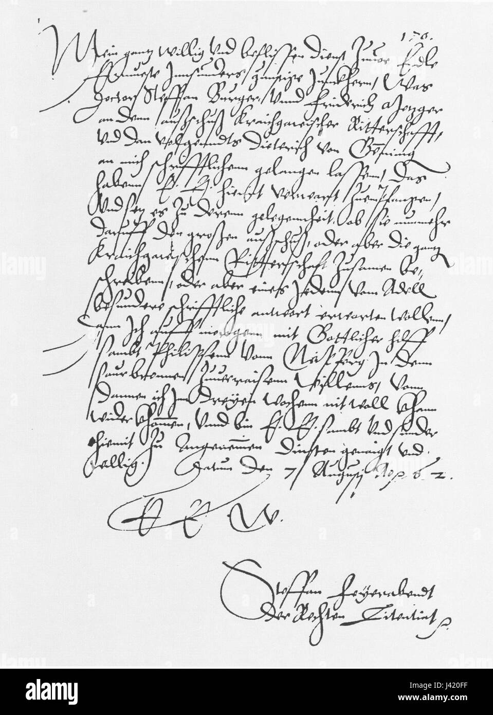 Mein Fehd Und wird (Berlichingen) b 033 Stockfoto