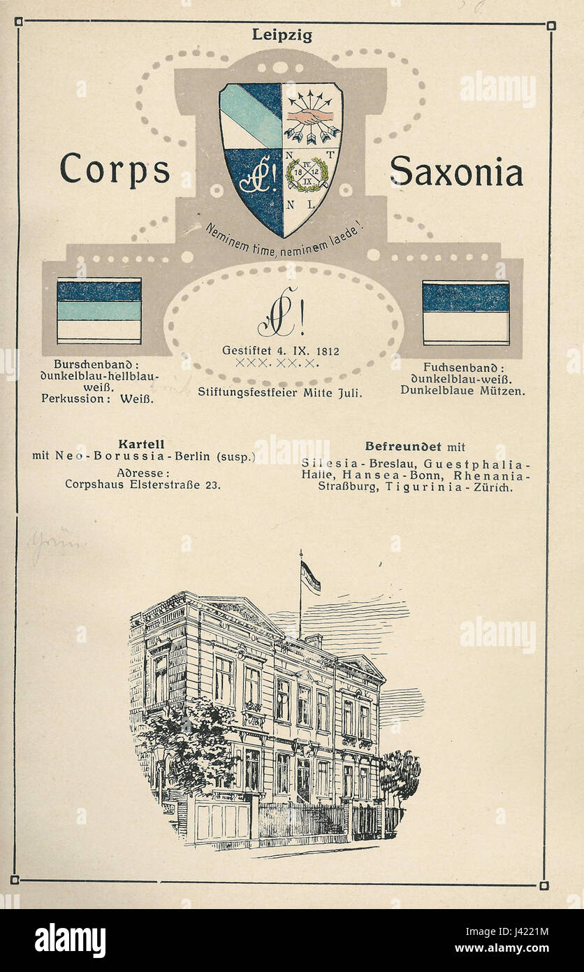 Leipzig Sachsen Stockfoto