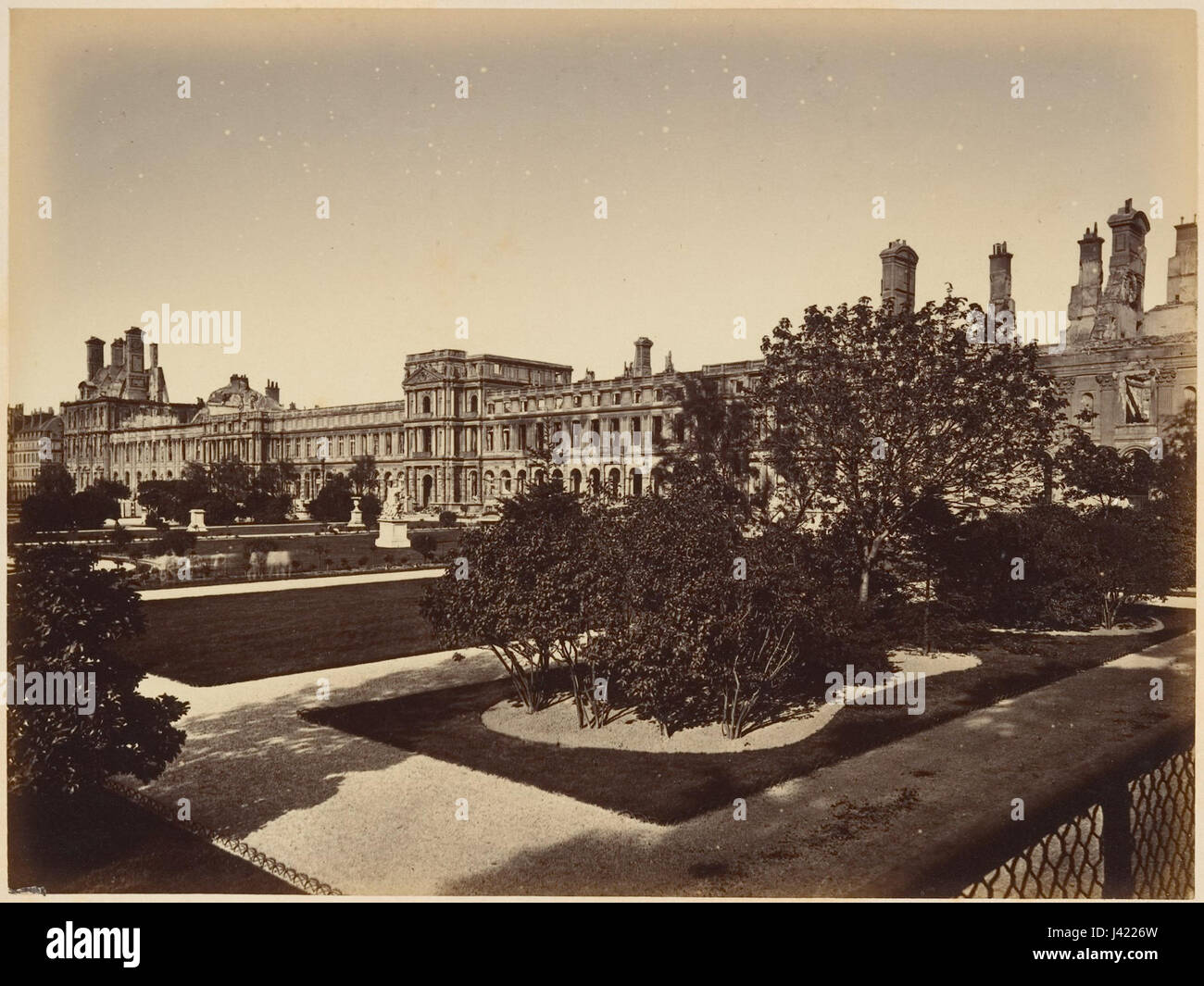 Les Ruines de Paris et de ses Environs 1870 1871, Cent Fotografien, Premier Volumen. DP161582 Stockfoto