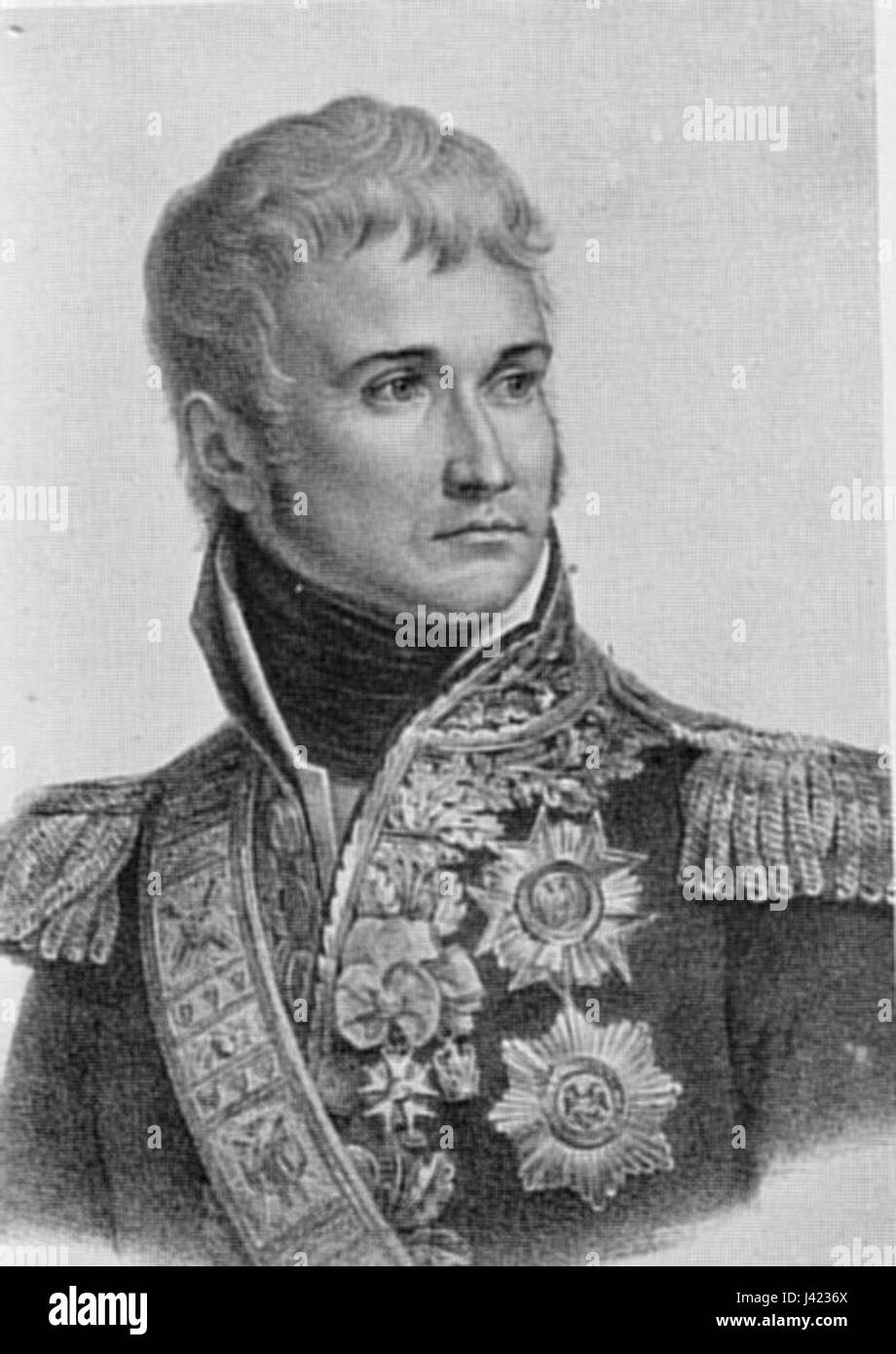 Lannes bezieht sich auf Jean Lannes, einen französischen General während der Napoleonischen Kriege. Er spielte eine wichtige Rolle in vielen Schlüsselschlachten und wird für seine militärische Führung und Loyalität zu Napoleon Bonaparte in Erinnerung gerufen. Stockfoto