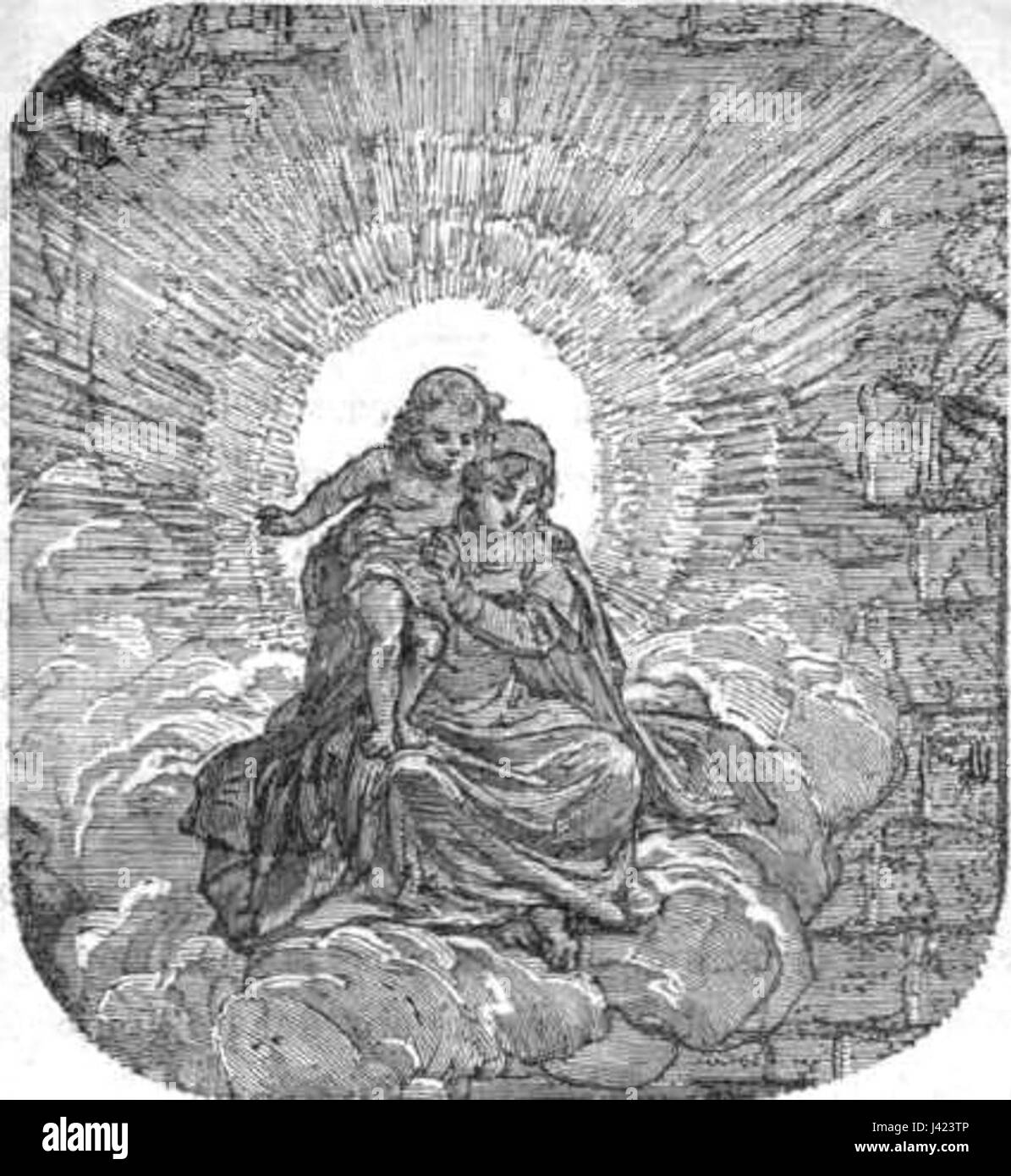 Dies ist eine Bezugnahme auf ein Gericht aus der spanischen Küche, „Los asadores en sopa“, was übersetzt „die Röster in der Suppe“ bedeutet. Es bezieht sich wahrscheinlich auf eine traditionelle spanische Suppe mit gebratenem Fleisch, ein Teil der kulinarischen Kultur. Stockfoto