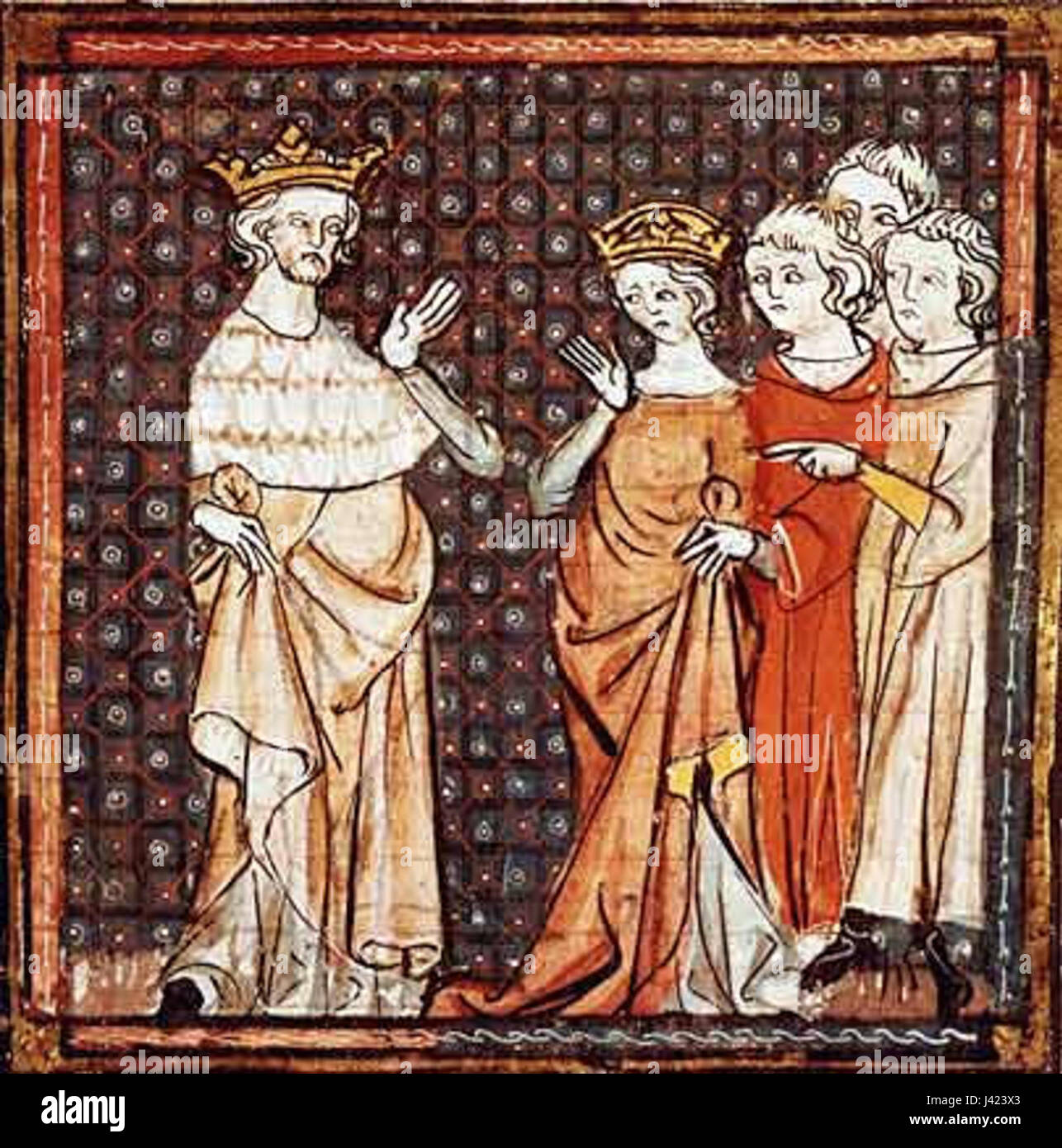 Louis II le Begue Stockfoto