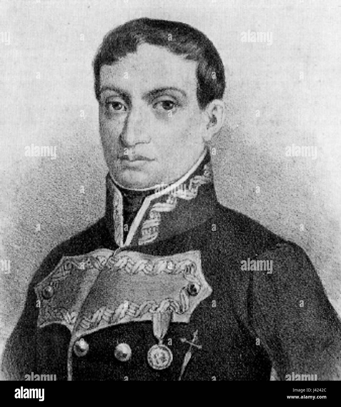 Mariano Alvarez de Castro war ein spanischer Militäroffizier und Kolonialverwalter im 18. Und 19. Jahrhundert. Er wurde für seine Beiträge zum Spanischen Reich, insbesondere in Amerika, während seiner Dienstzeit anerkannt. Stockfoto