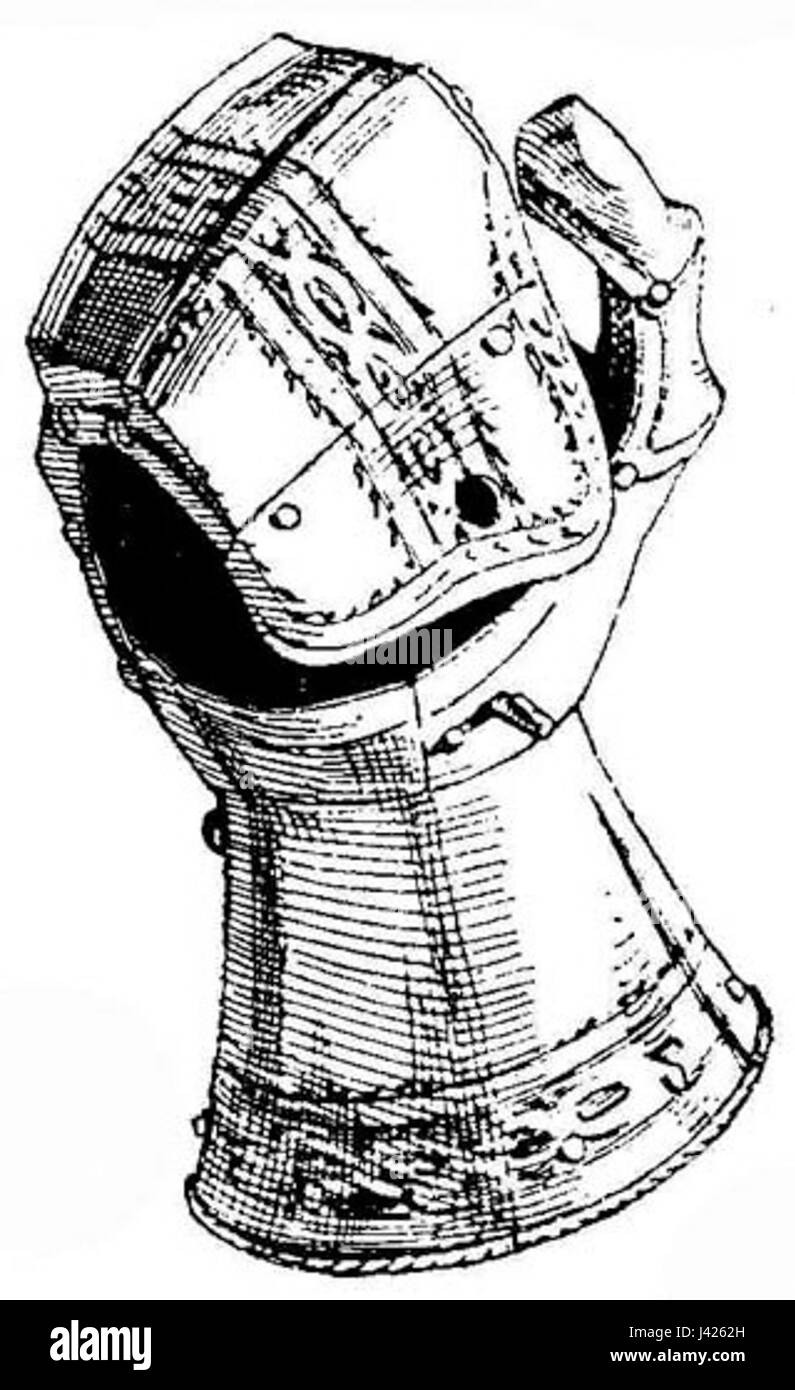 Verriegelung Gauntlet von Wendelin Boeheim Stockfoto