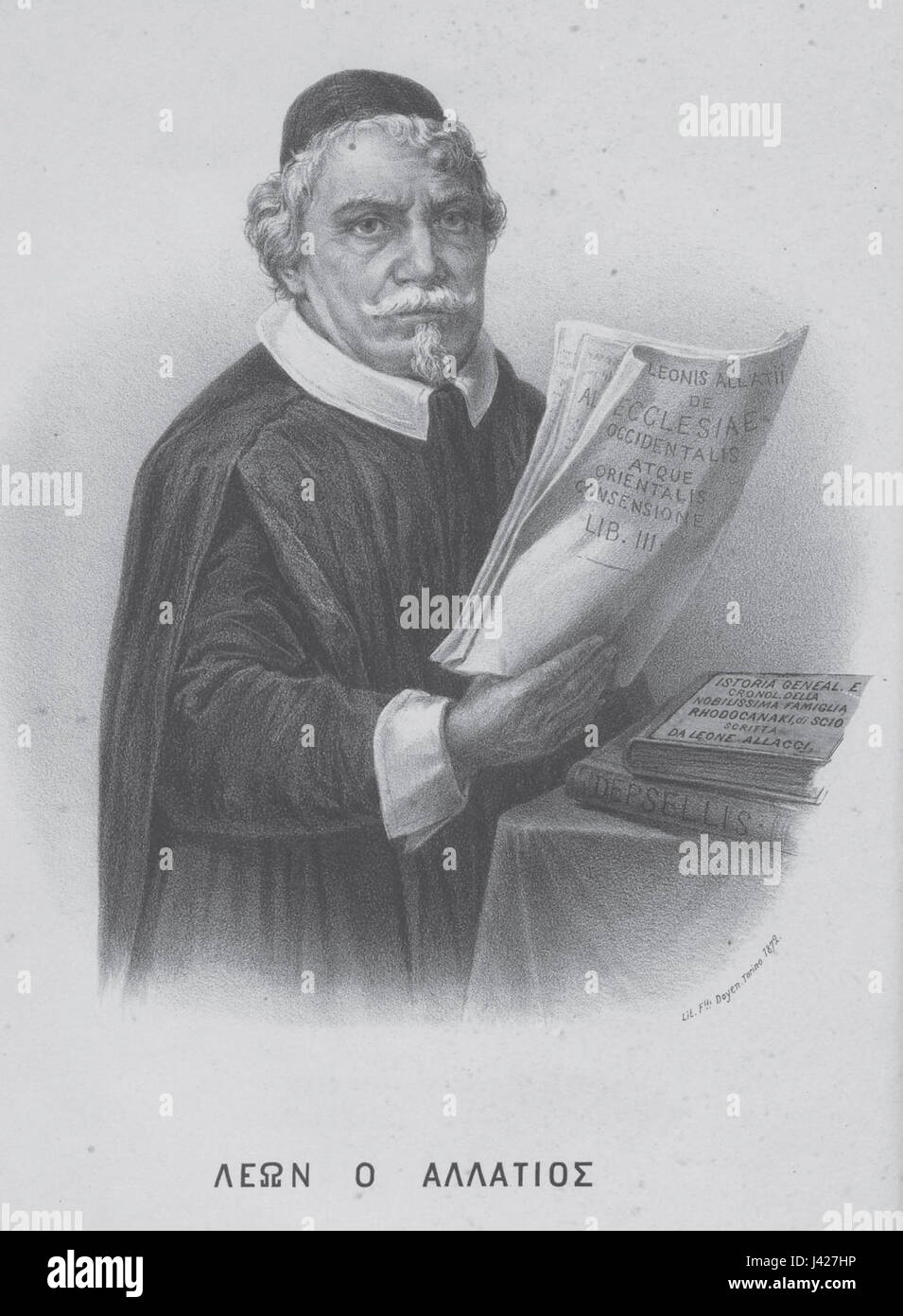 Leon Allatios ist wahrscheinlich eine historische oder kulturelle Persönlichkeit, obwohl nur wenig verbreitete Informationen über ihn existieren. Weitere Einzelheiten würden seinen Hintergrund, seine Beiträge oder seine Bedeutung verdeutlichen, die möglicherweise mit einer bestimmten Ära, Bewegung oder geografischen Region zusammenhängen. Eine detaillierte Untersuchung seiner Arbeit oder seines Lebens könnte einen tieferen Kontext für seine Rolle in Geschichte oder Kultur liefern. Stockfoto