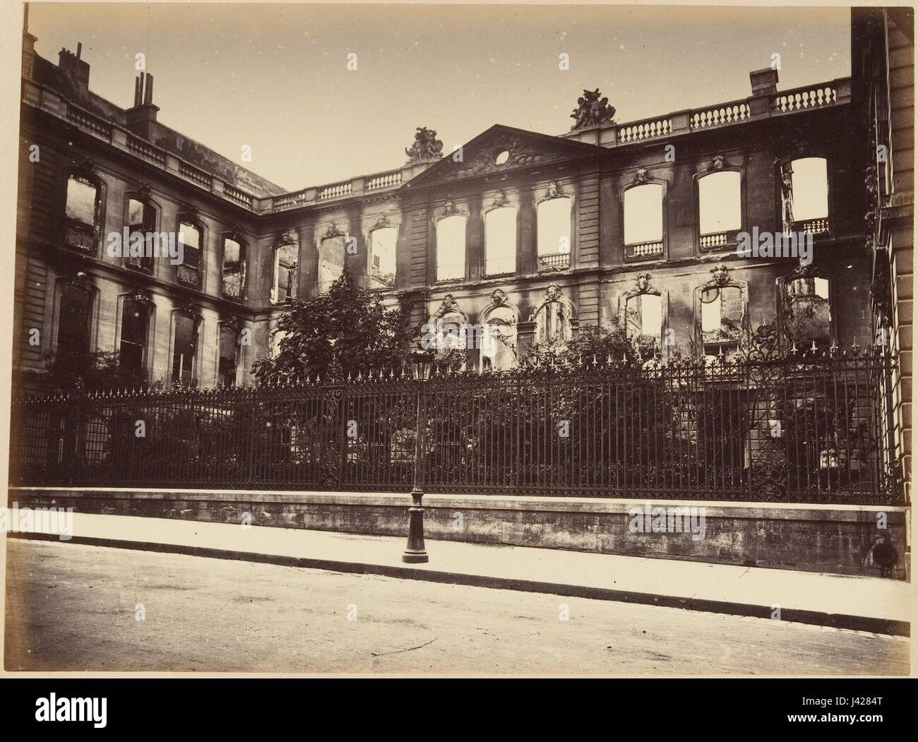 Les Ruines de Paris et de ses Environs 1870 1871, Cent Fotografien, Premier Volumen. DP161594 Stockfoto