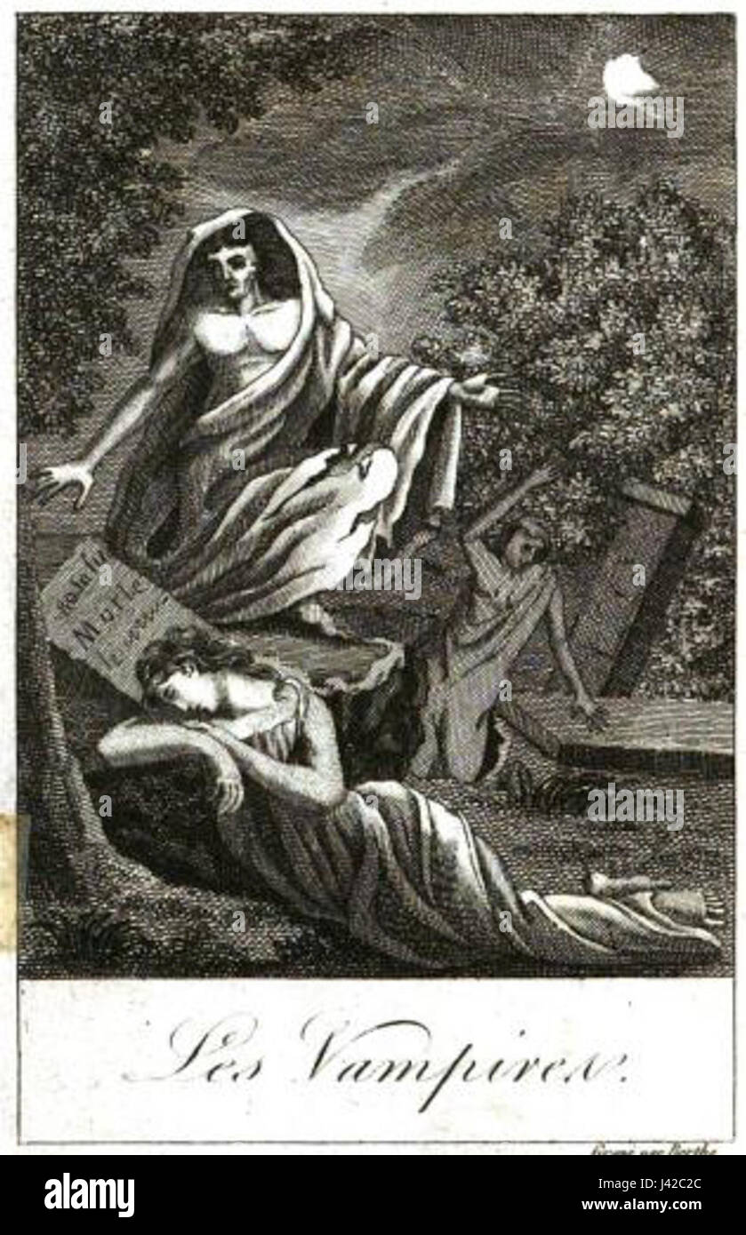 *Les Vampires* ist eine französische Kriminalserie von Louis Feuillade aus dem Jahr 1915, die für ihre innovative Verwendung von spannenden, komplexen Charakteren und ihren Einfluss auf das Kriminalgenre im Kino bekannt ist. Stockfoto