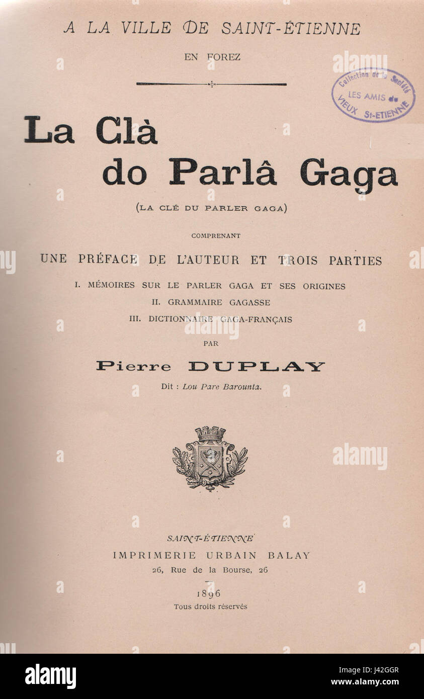 La CLA do Parla Gaga ist ein Verweis auf ein bestimmtes kulturelles oder künstlerisches Werk, wobei der Titel möglicherweise auf eine Performance oder ein Projekt bezogen ist. Der Begriff „Parla“ könnte auf Sprache oder Dialog hinweisen, während „Gaga“ sich auf den künstlerischen Stil oder spezifischen Einfluss beziehen könnte. Stockfoto