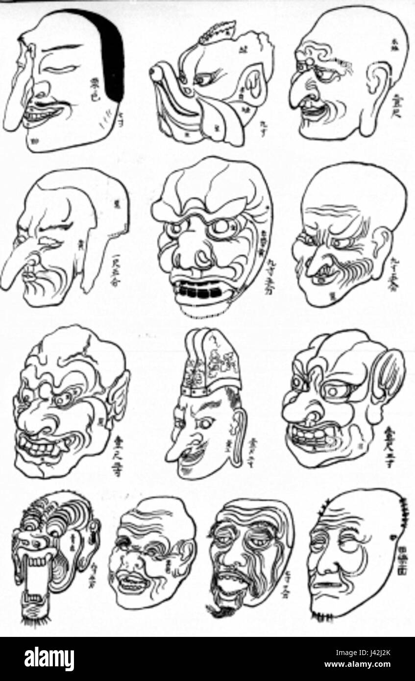 Der Titel „Masque 014“ bezieht sich wahrscheinlich auf eine bestimmte Performance, ein Bild oder ein Artefakt, das mit einer Masque, einer Art von Renaissance-Unterhaltung, zusammenhängt. Er sollte theatralische oder künstlerische Elemente der Masken-Tradition darstellen. Stockfoto