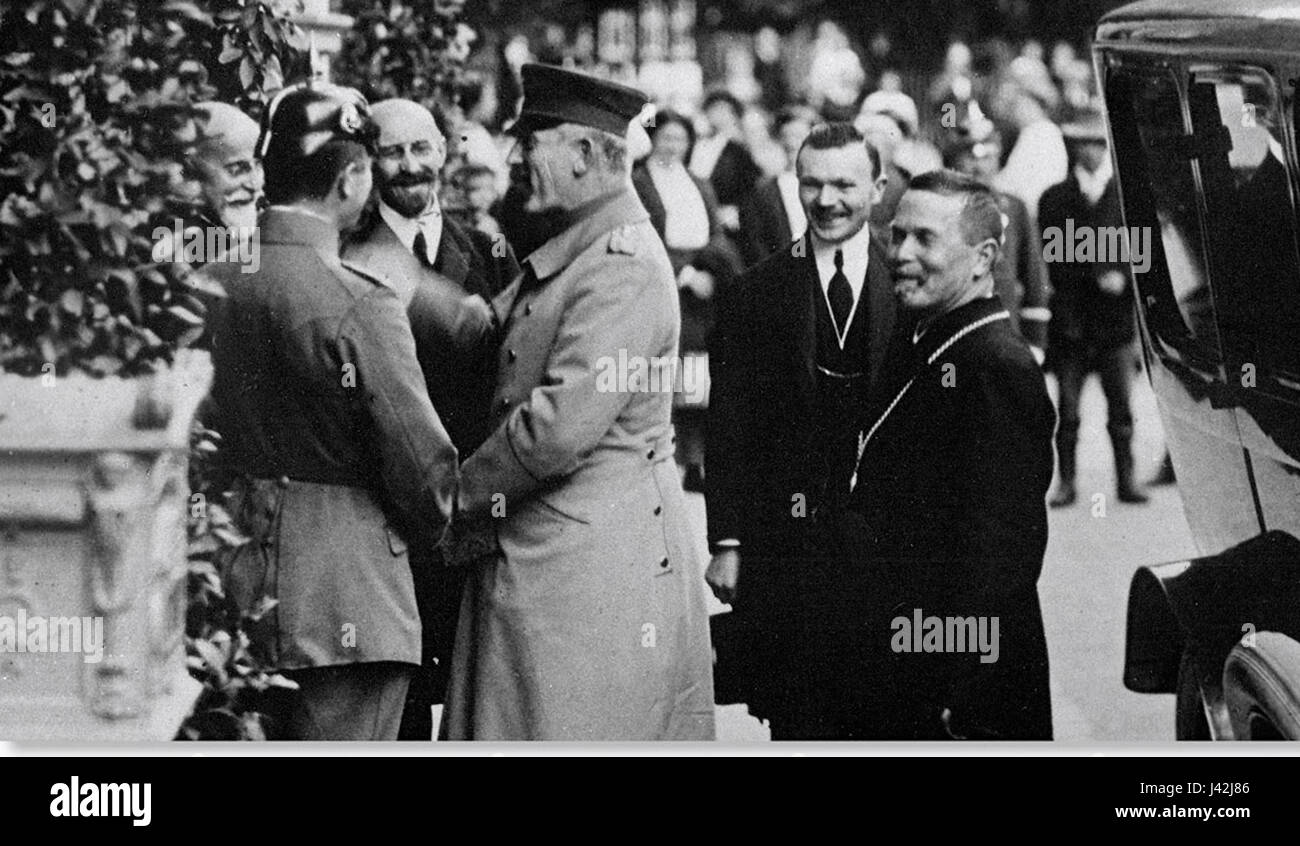 Max von Baden war ein deutscher Fürst und Offizier, der vor allem für seine Rolle als letzter Bundeskanzler im Ersten Weltkrieg bekannt war. Stockfoto