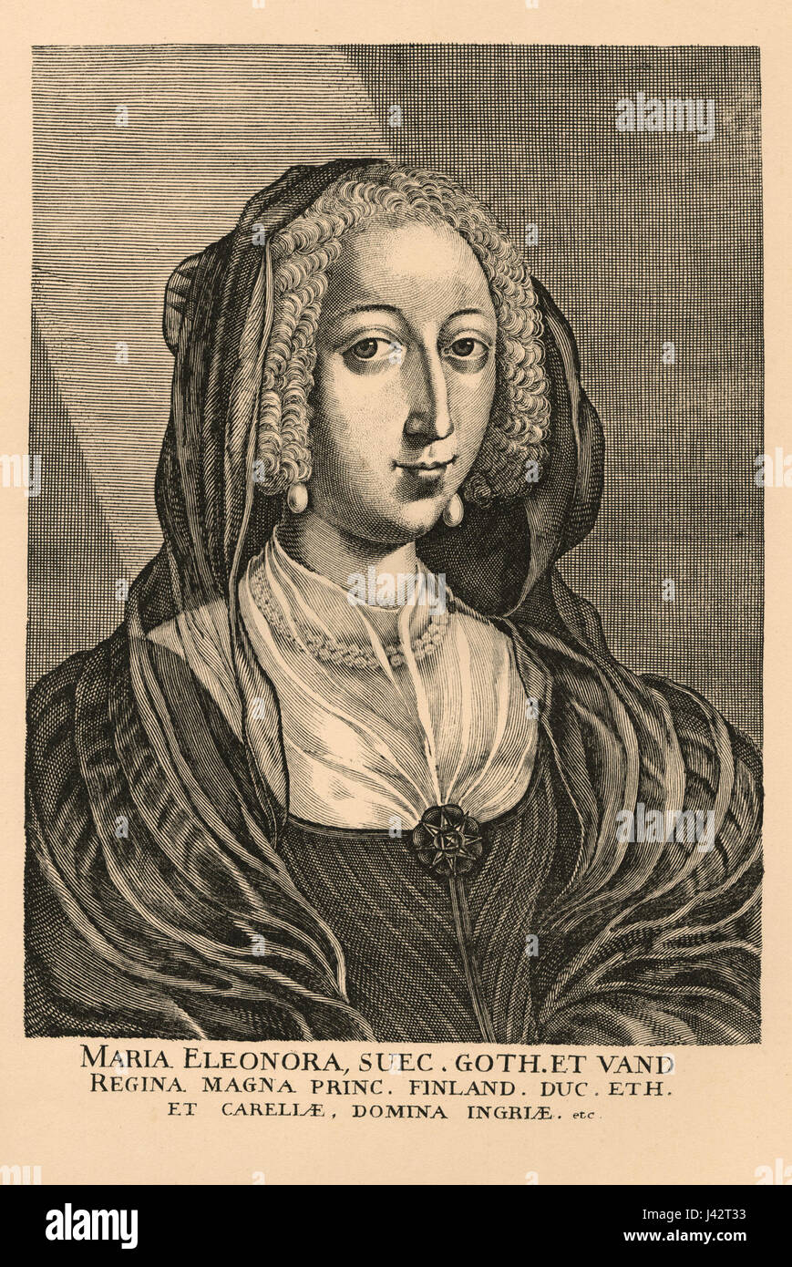 Maria Eleonora von Brandenburg war eine königliche Gemahlin Schwedens, bekannt für ihren politischen Einfluss und ihren königlichen Status. Dies bezieht sich auf ein bestimmtes Bild oder eine Darstellung von ihr, möglicherweise aus historischen Archiven. Stockfoto Maria Eleonora von Brandenburg war eine königliche Gemahlin Schwedens, bekannt für ihren politischen Einfluss und ihren königlichen Status. Dies bezieht sich auf ein bestimmtes Bild oder eine Darstellung von ihr, möglicherweise aus historischen Archiven. Stockfoto