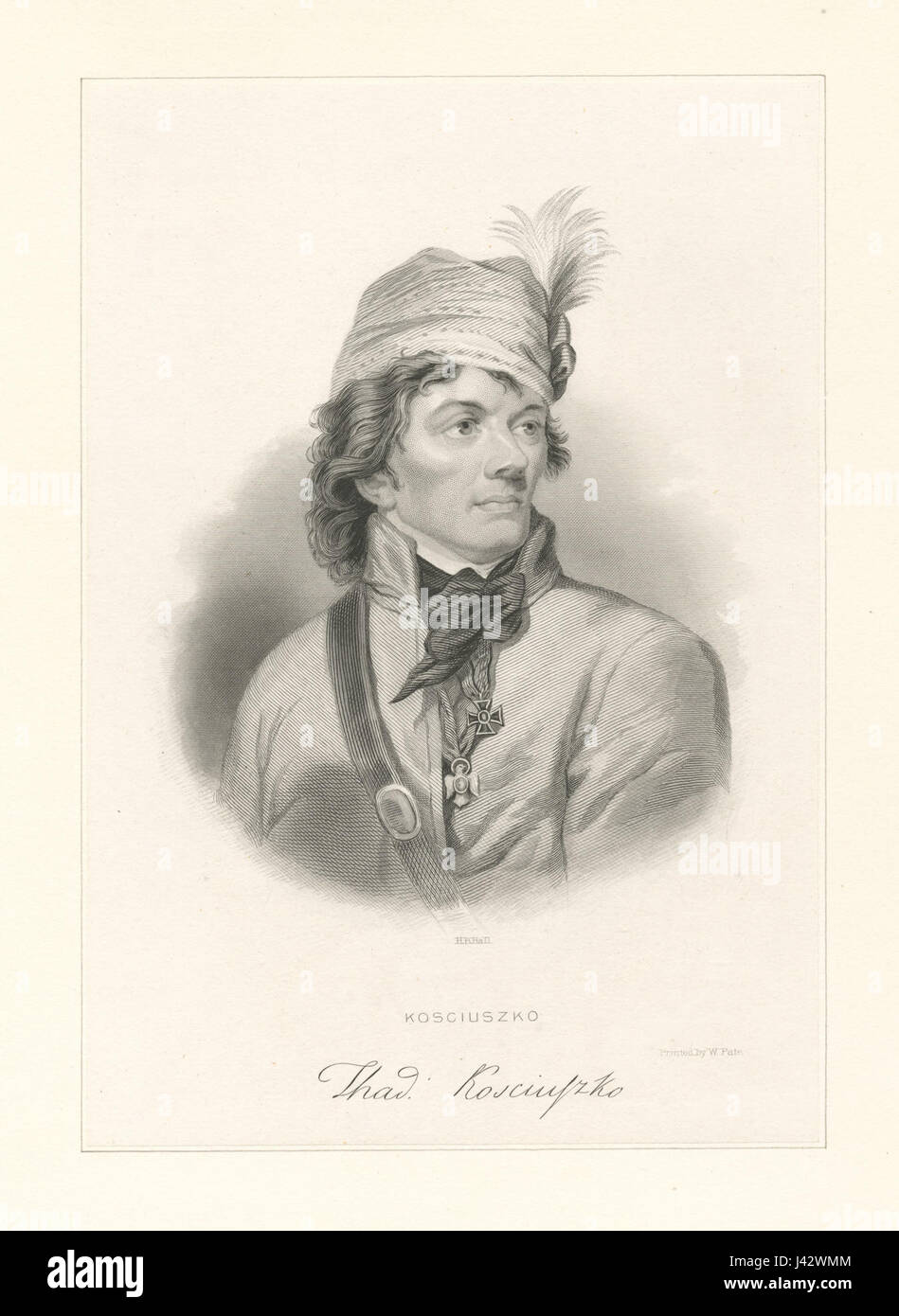 Dieser Titel bezieht sich auf ein Werk oder Bild von Tadeusz KoÅ, einem Polnisch-litauischen Militärhelden, der möglicherweise in der New York Public Library (NYPL) aufbewahrt wird und sich auf seine Beiträge zur Militärgeschichte und zur Amerikanischen Revolution konzentriert. Stockfoto