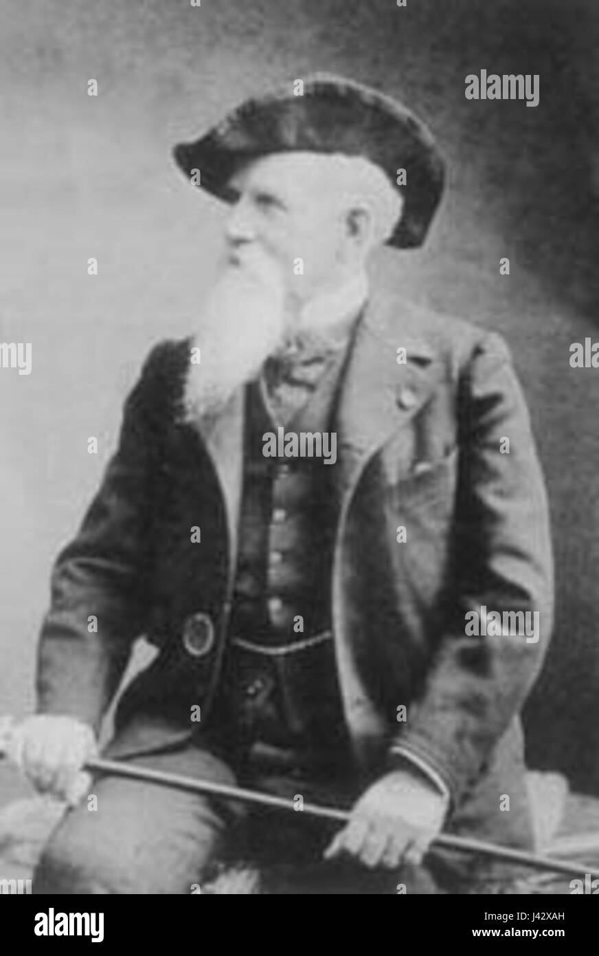 Lucio Victorio Mansilla war ein argentinischer Diplomat und Schriftsteller, der für seine literarischen Werke und seine politische Karriere im 19. Jahrhundert bekannt war. Seine Beiträge sind ein wichtiger Teil der intellektuellen Geschichte Argentiniens. Stockfoto