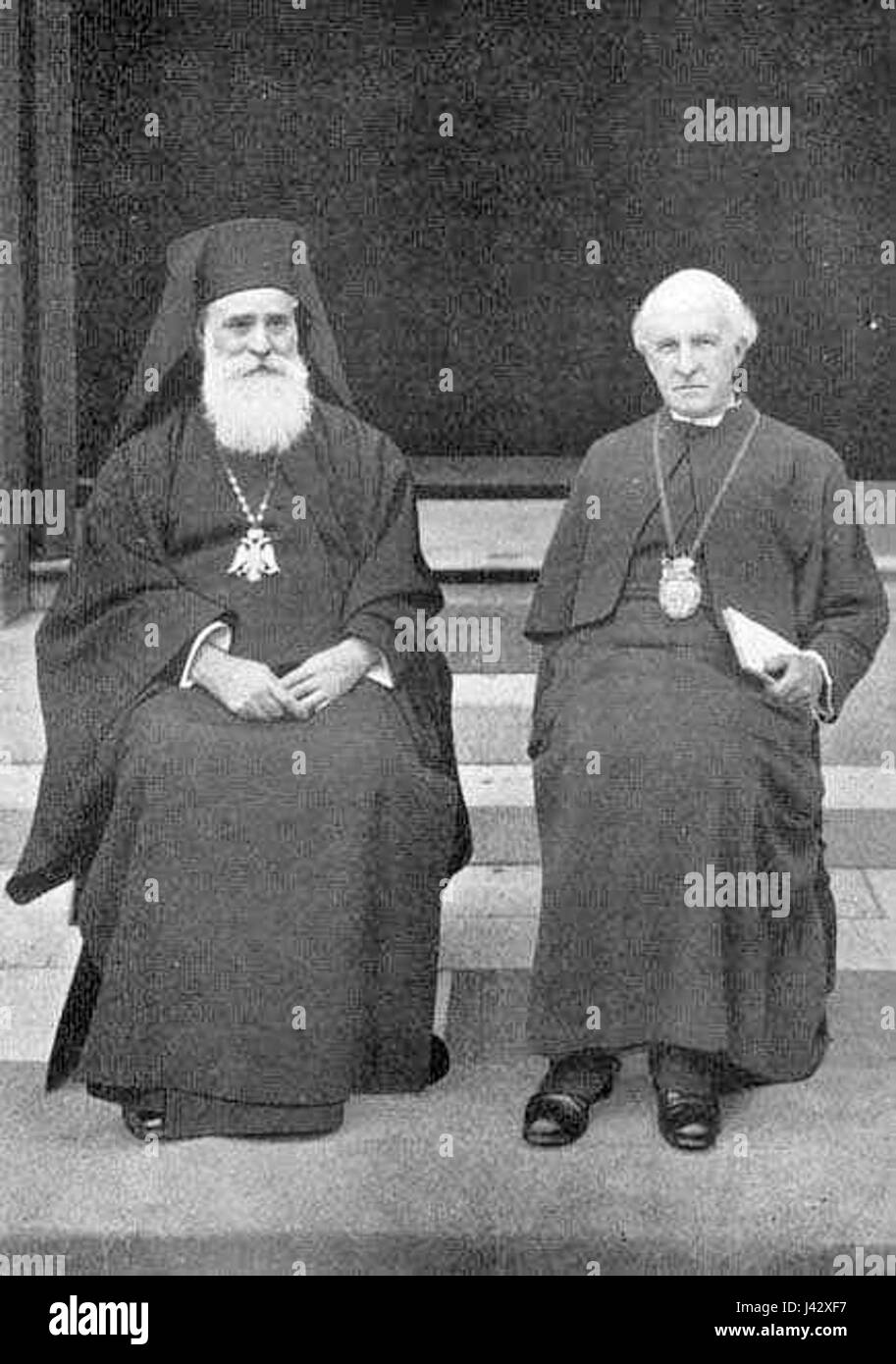 Meletios Metaksakis und Cosmo Gordon Lang Stockfoto