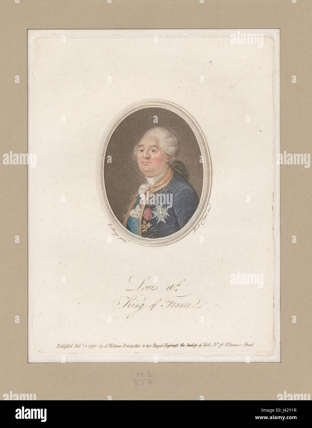 16. Louis König von Frankreich (NYPL b13049824 424698) Stockfoto