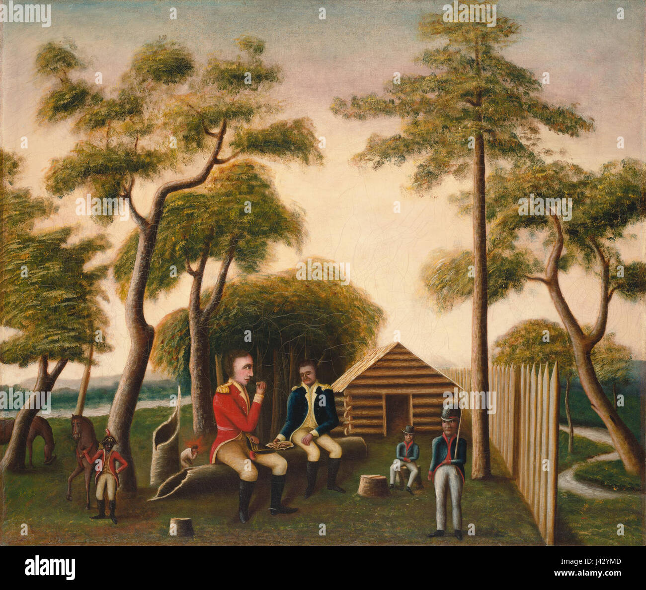 Marion Schlemmen des britischen Offiziers auf Süßkartoffeln G 001566 20120605 Stockfoto