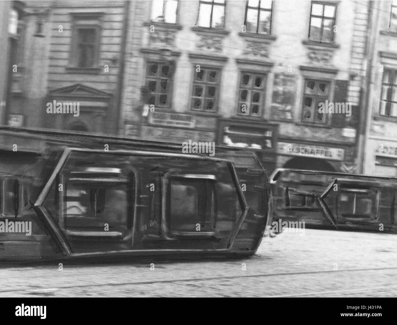 Kowea Itim la Tora Synagoge, Lemberg, 16 04 1936 Stockfoto