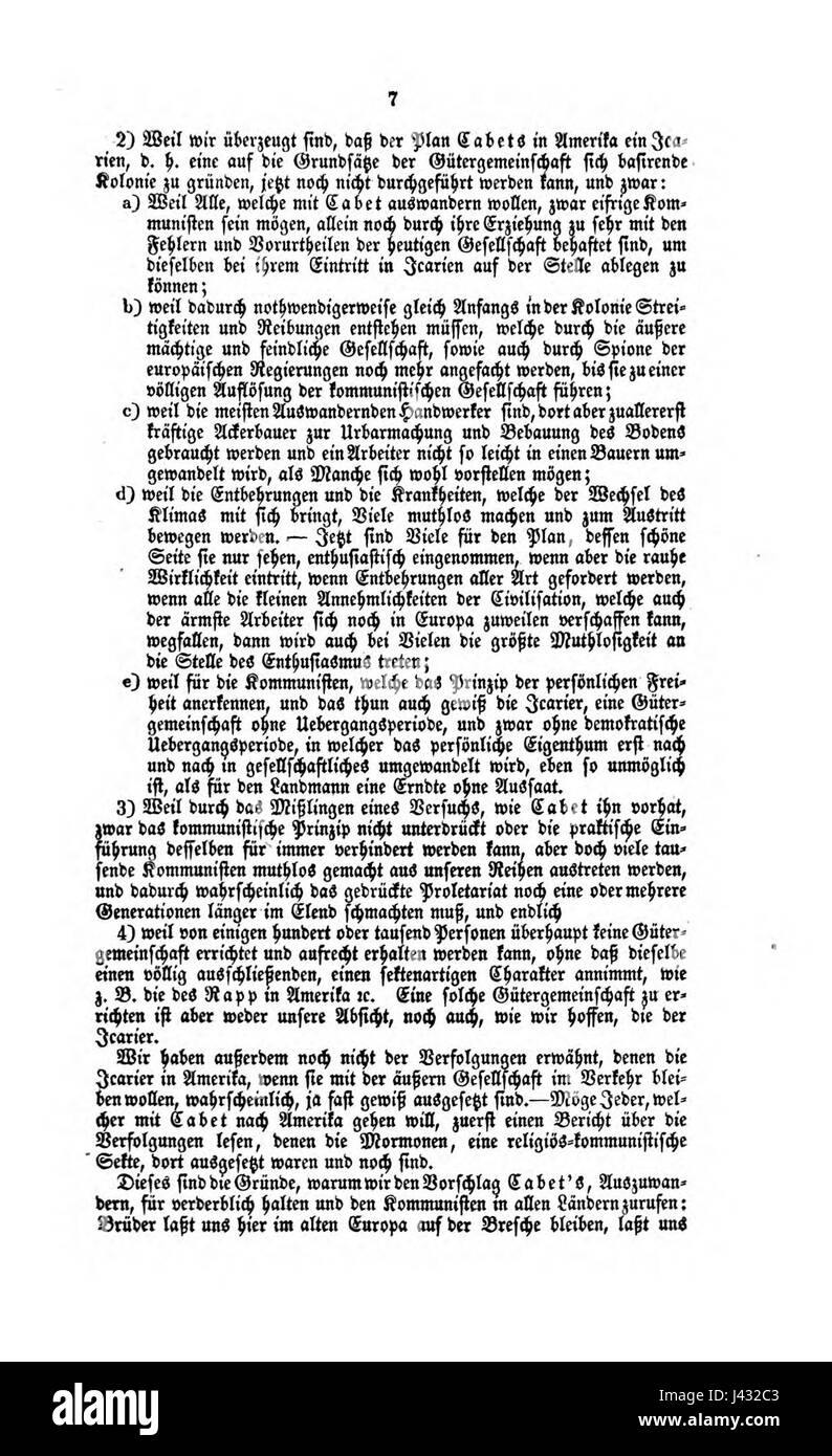 Die Kommunistische Zeitschrift war eine 1847 erschienene Zeitschrift, die mit frühen sozialistischen und kommunistischen Bewegungen in Europa in Verbindung gebracht wurde. Es gab Diskussionen über politische Theorie, Klassenkampf und die Entwicklung revolutionärer Ideen. Diese Ausgabe gibt Einblicke in die intellektuellen Strömungen der Zeit und den Aufstieg der marxistischen Ideologie. Stockfoto
