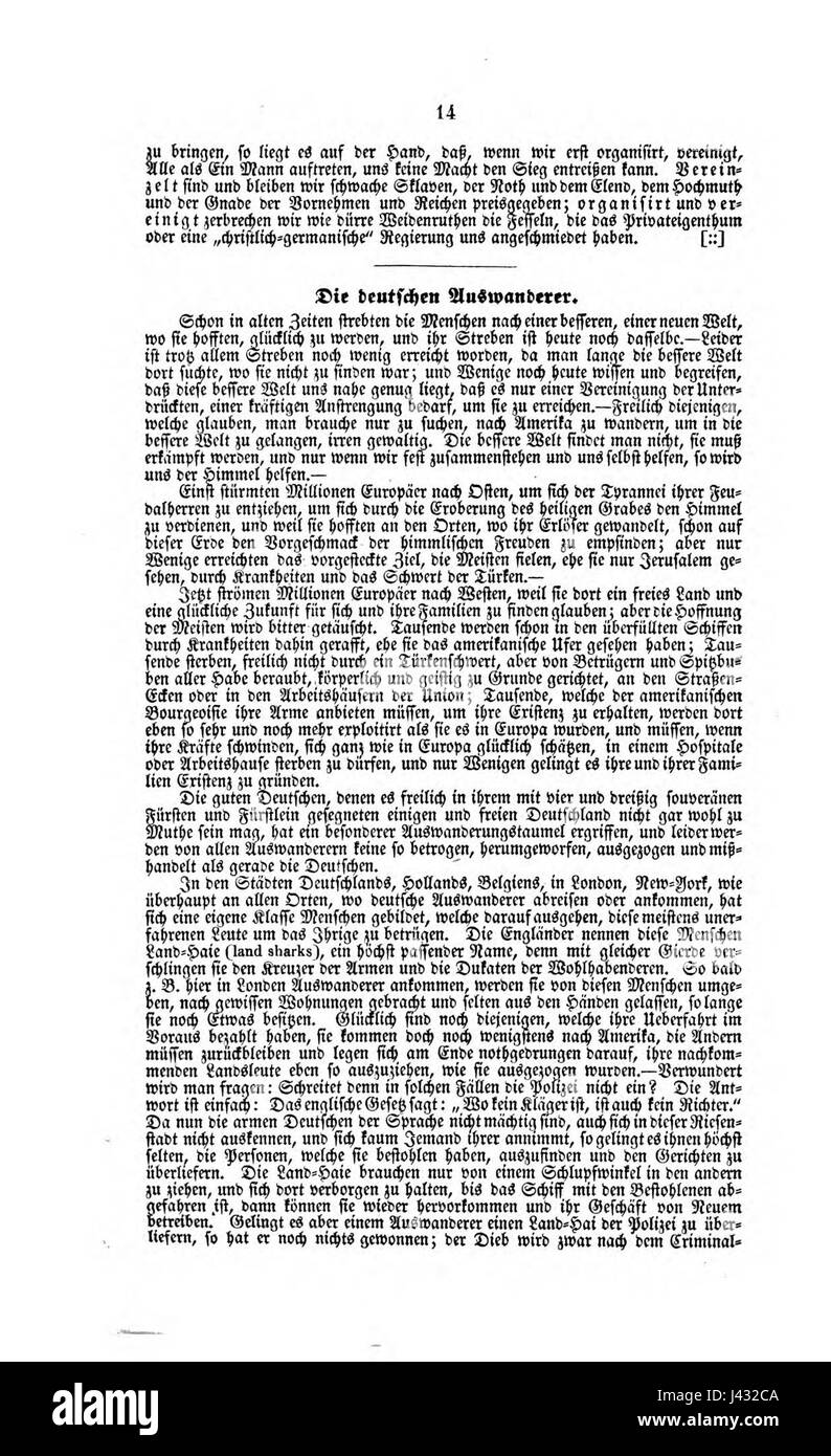 Die Kommunistische Zeitschrift war eine deutschsprachige Publikation, die sich mit sozialistischen und kommunistischen Ideen beschäftigte und 1847 erschien. Es war Teil der frühen intellektuellen Bewegungen, die dazu beitrugen, die Grundlage für die marxistische Theorie und das kommunistische Denken zu legen. Stockfoto