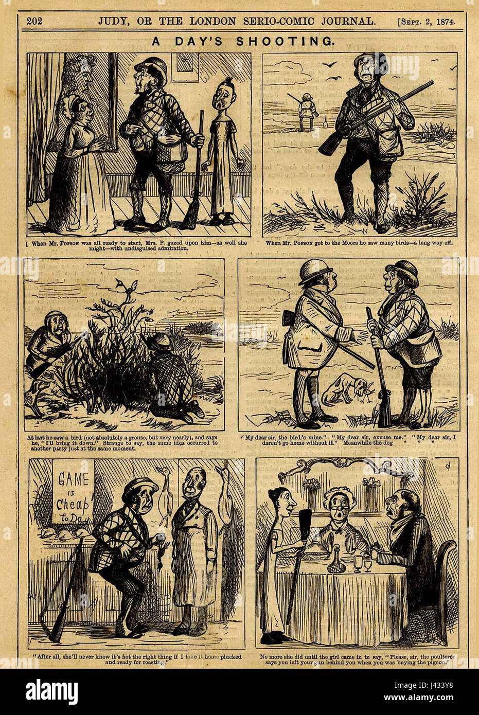 Marie Duval, der ein Tag (Judy, 2. September 1874) schießen Stockfoto