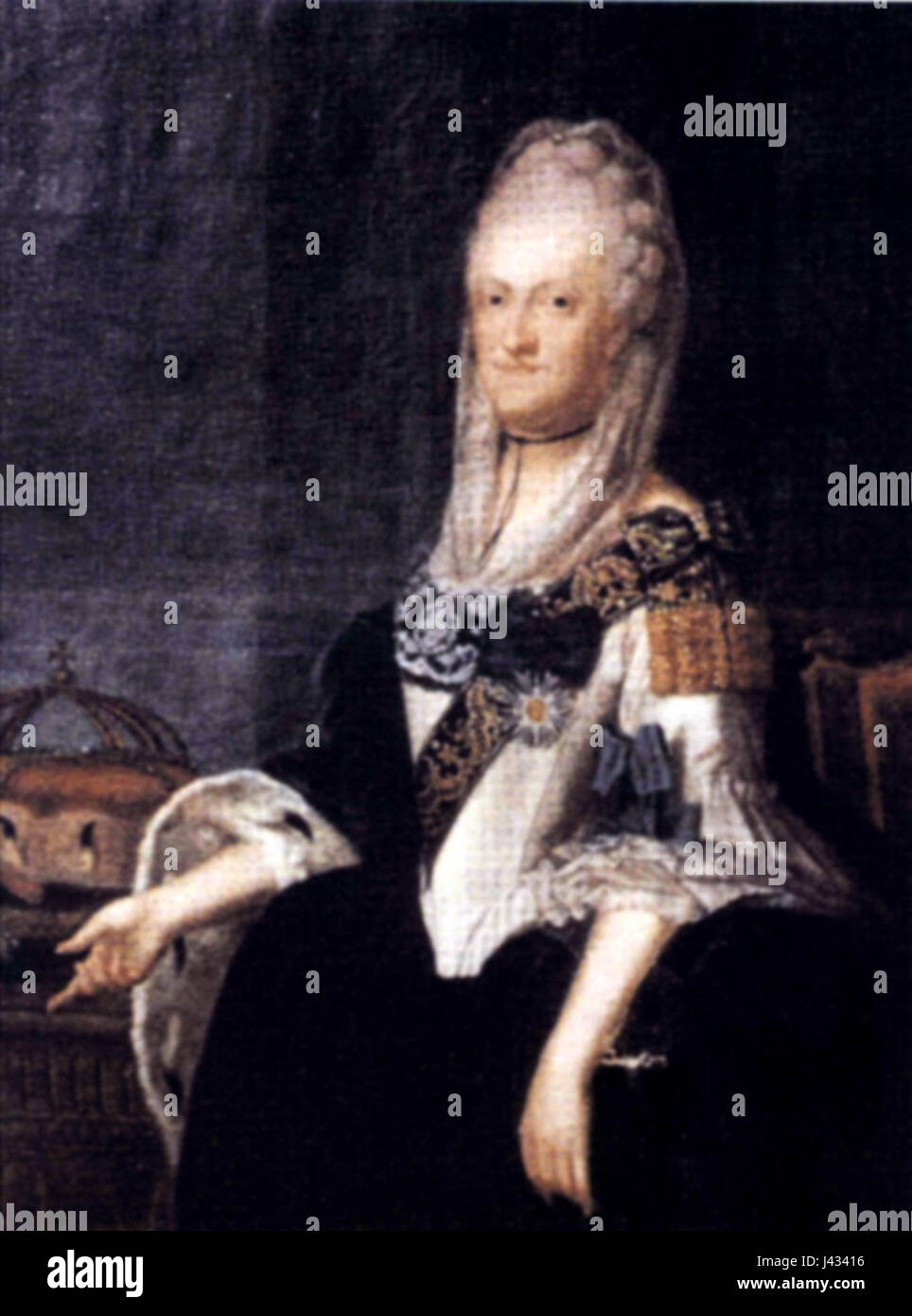 Maria Kunigunde war eine historische Figur, eine Prinzessin des 17. Jahrhunderts, die für ihre bedeutende Rolle am königlichen Hof bekannt war. Sie gehörte der bayerischen Königsfamilie an und engagierte sich in verschiedenen politischen und kulturellen Angelegenheiten. Stockfoto Maria Kunigunde war eine historische Figur, eine Prinzessin des 17. Jahrhunderts, die für ihre bedeutende Rolle am königlichen Hof bekannt war. Sie gehörte der bayerischen Königsfamilie an und engagierte sich in verschiedenen politischen und kulturellen Angelegenheiten. Stockfoto