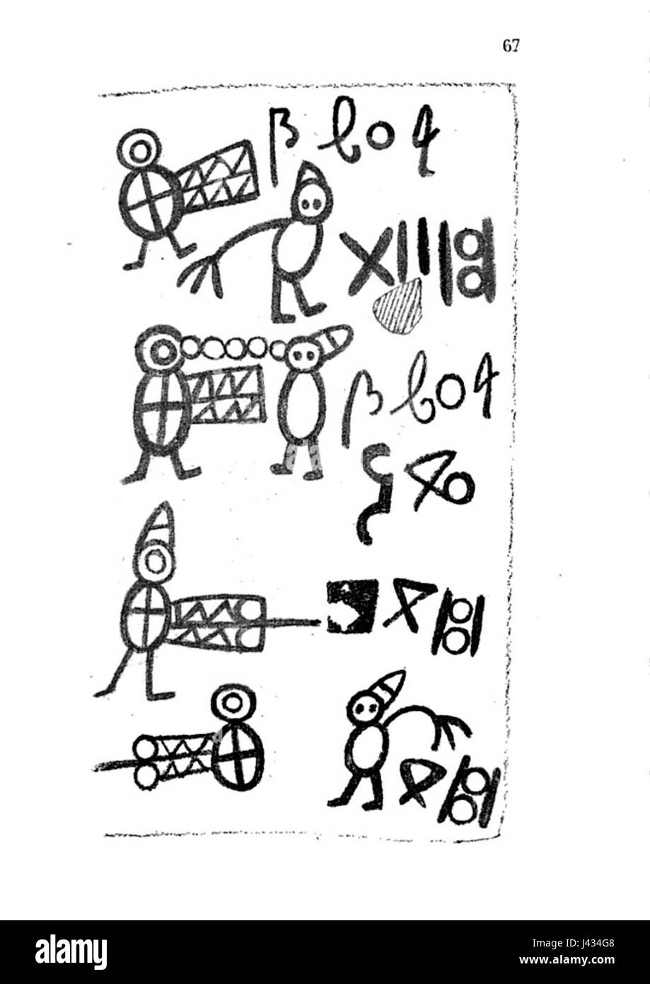 Livre des Sauvages ist ein Buch, das das Leben und die Kulturen indigener Völker beschreibt. Diese illustrierte Arbeit erforscht ihre Traditionen, Praktiken und Lebensweisen und bietet wertvolle Einblicke in verschiedene Kulturen. Stockfoto