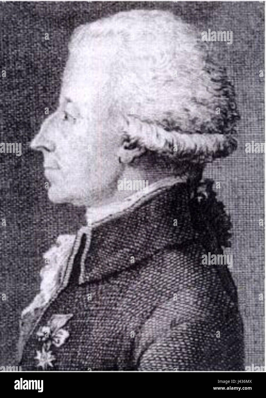 Louis Alexandre De La Rochefoucauld Stockfoto