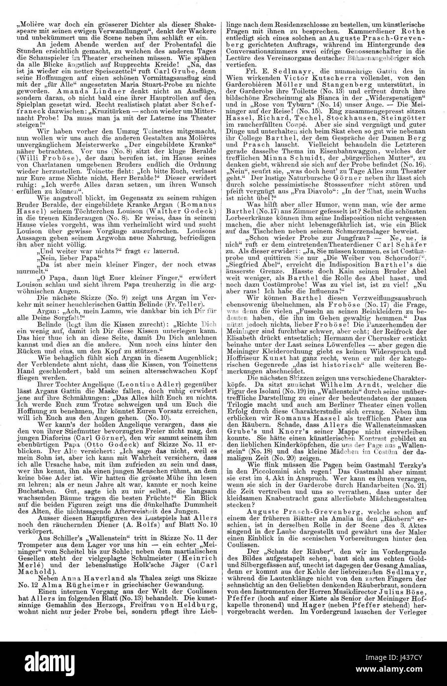 „MEININGER Vorwort“ bezieht sich wahrscheinlich auf eine Einleitung oder ein Vorwort in einer Publikation, die möglicherweise mit der Familie Meininger oder der Theatergruppe Meininger, einer bedeutenden kulturellen Einheit aus Deutschland, in Verbindung steht. Dieses Dokument oder dieser Text stellt wahrscheinlich ihre Beiträge zur deutschen Kultur vor. Stockfoto