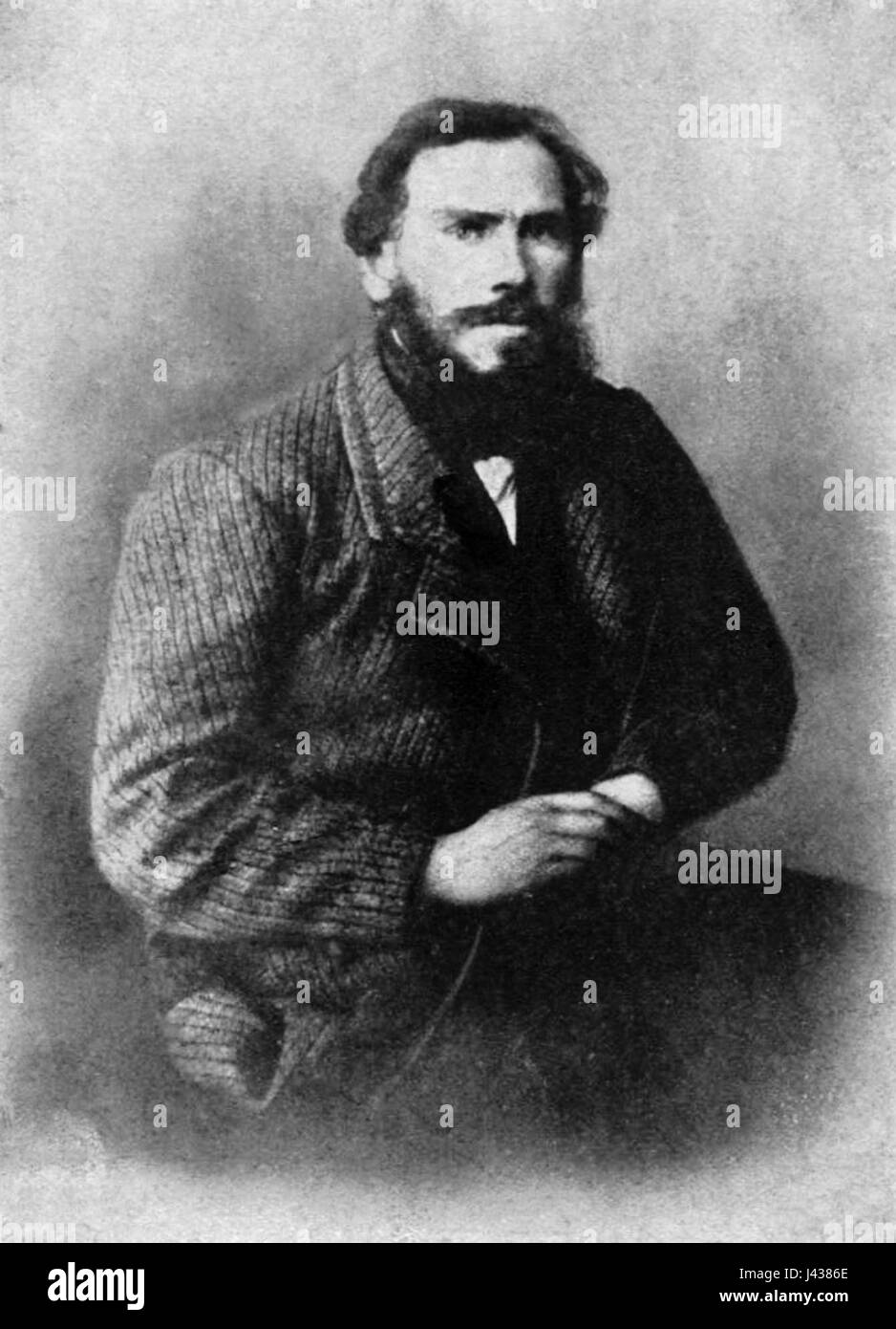 Lew Nikolajewitsch Tolstoi der 1860er Jahre Stockfoto