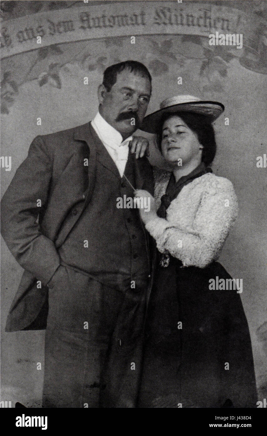 Lovis Corinth Und Charlotte Berend 1902 Stockfoto