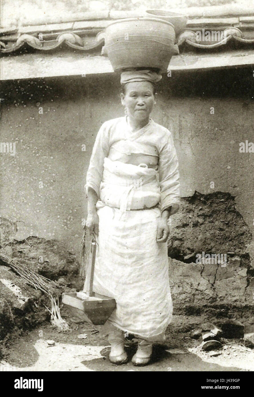 Koreanische Bäuerin Stockfoto