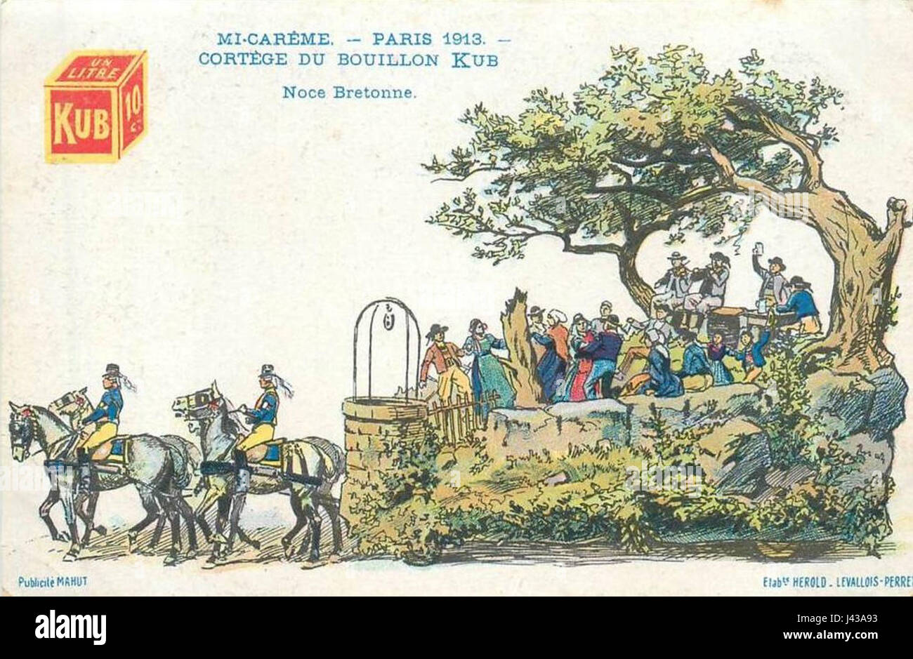 KUB 1913 Noce Bretonne Stockfoto