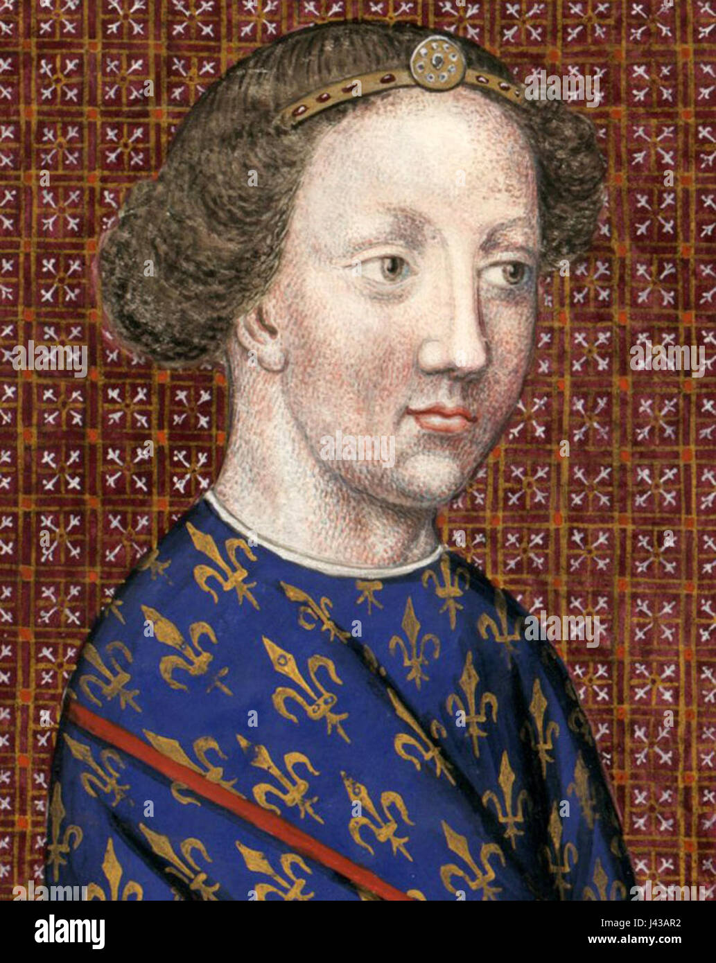 Louis II. Bourbon war eine historische Persönlichkeit, wahrscheinlich ein Mitglied der Bourbon-Dynastie, die mit der Geschichte Frankreichs verbunden war, insbesondere in seinem königlichen und politischen Kontext während seiner Zeit. Stockfoto