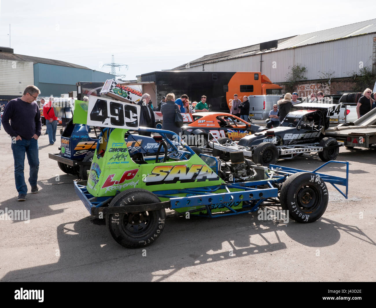 Stock Car Abschiedstreffen Wimbeldon Plough Lane Stadium 26.03.2017 Stockfoto