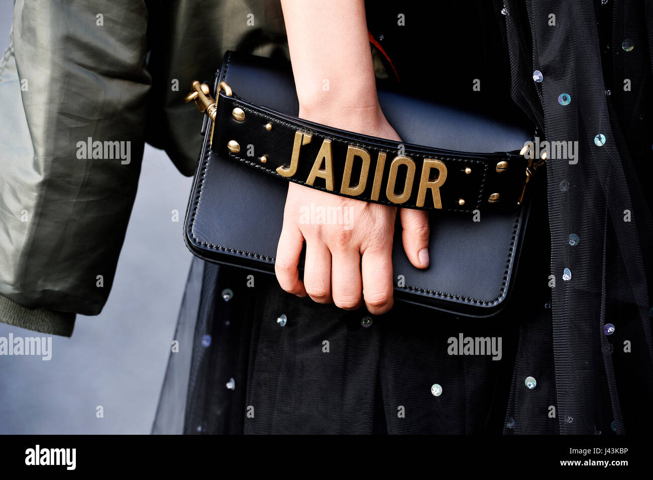 Bei DIOR, Paris Fashionweek 2017 Stockfoto