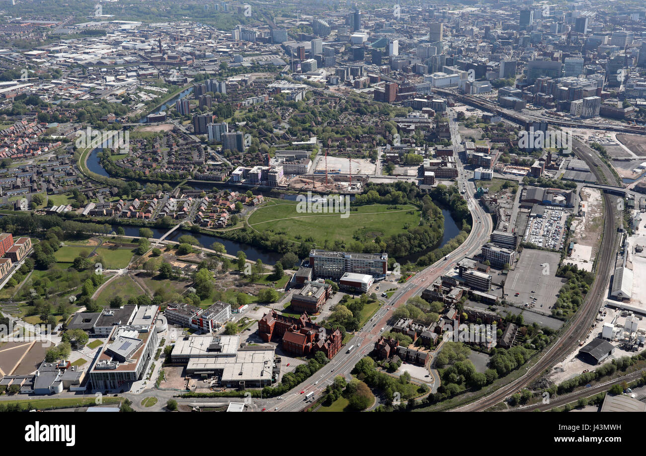 Luftaufnahme von Salford, UK Stockfoto