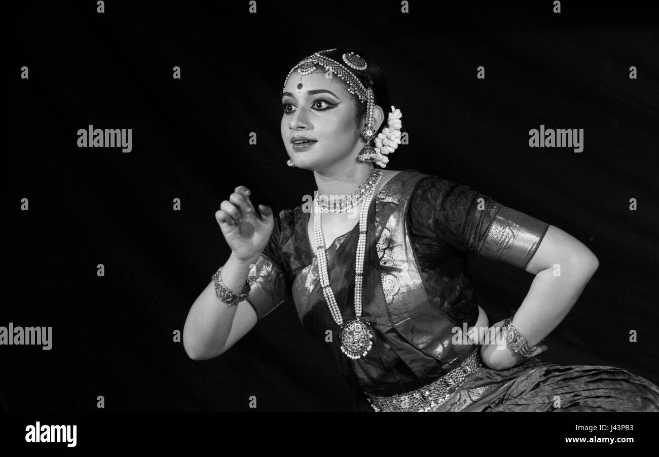 Bharatanatyam-Recital von Meera Sreenarayanan Stockfoto