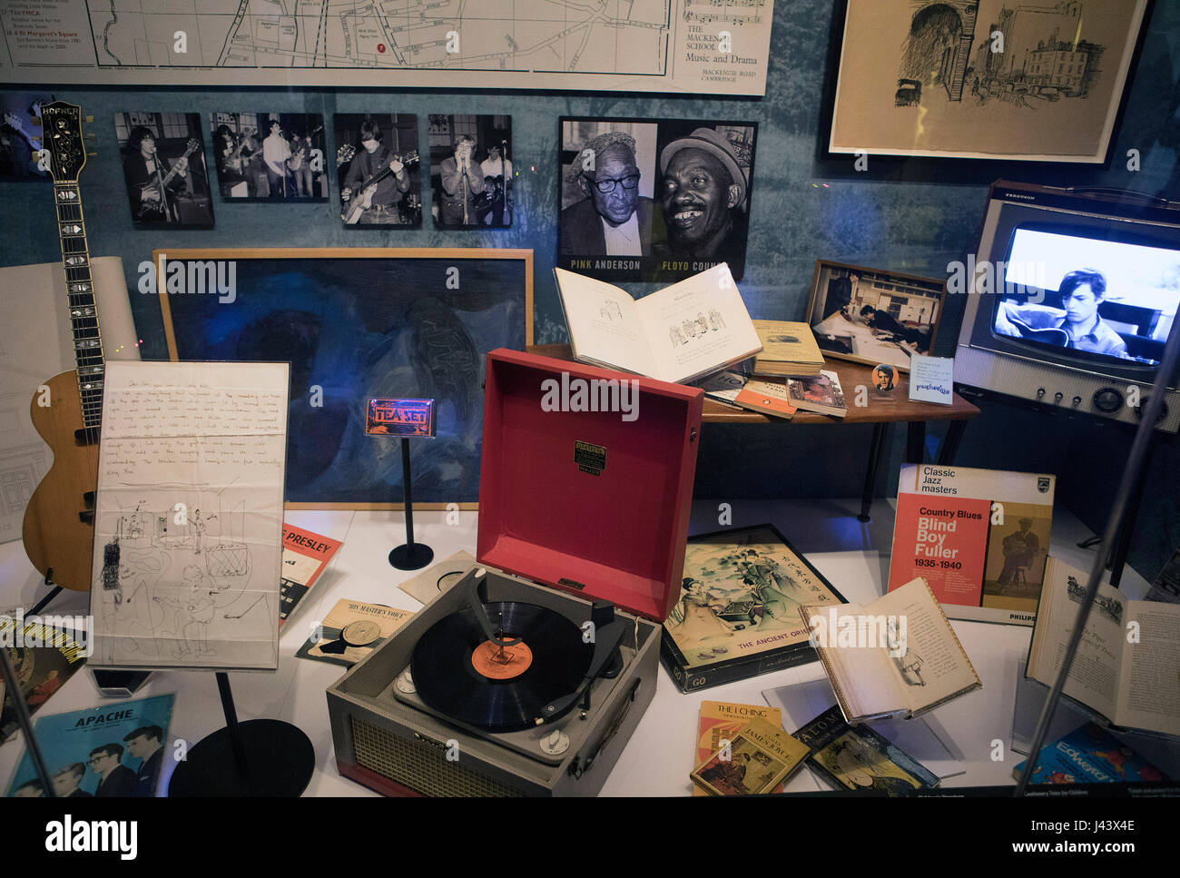 Pink Floyd Ausstellung im V&A Stockfoto