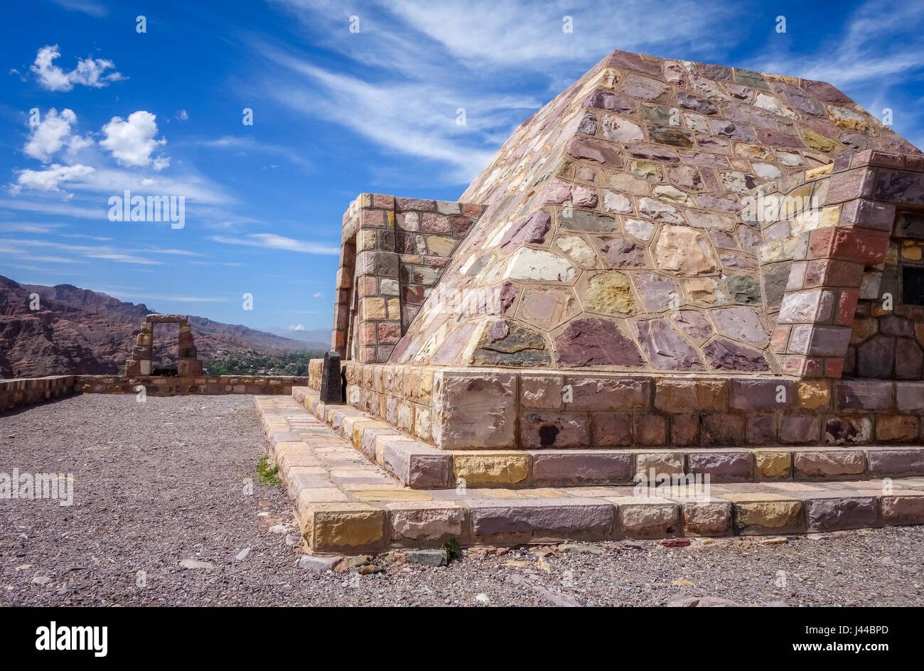 Pukara de Tilcara, präkolumbianischen Befestigungsanlagen, Argentinien Stockfoto