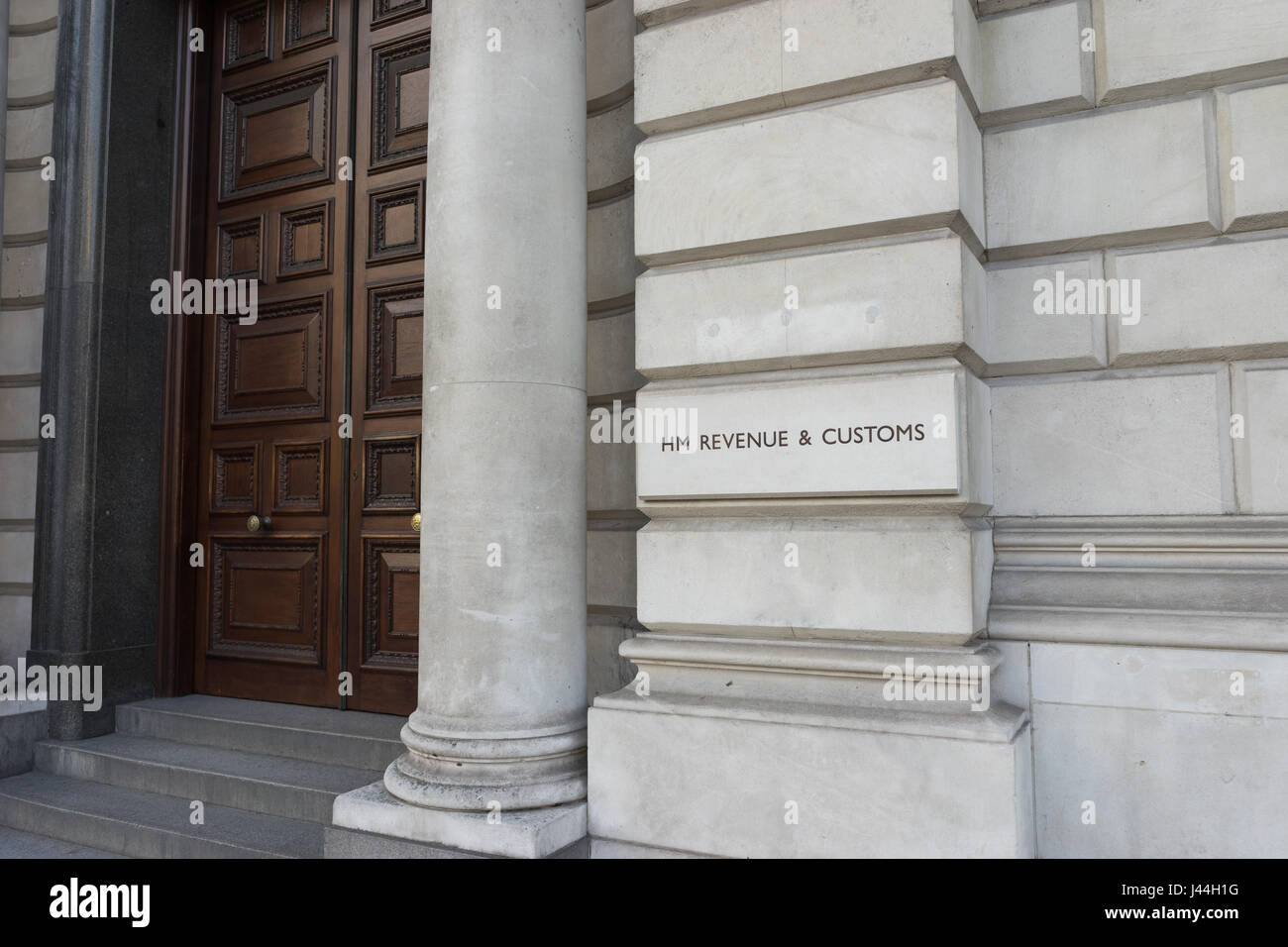Die Abteilung Treasury Whitehall London Stockfoto