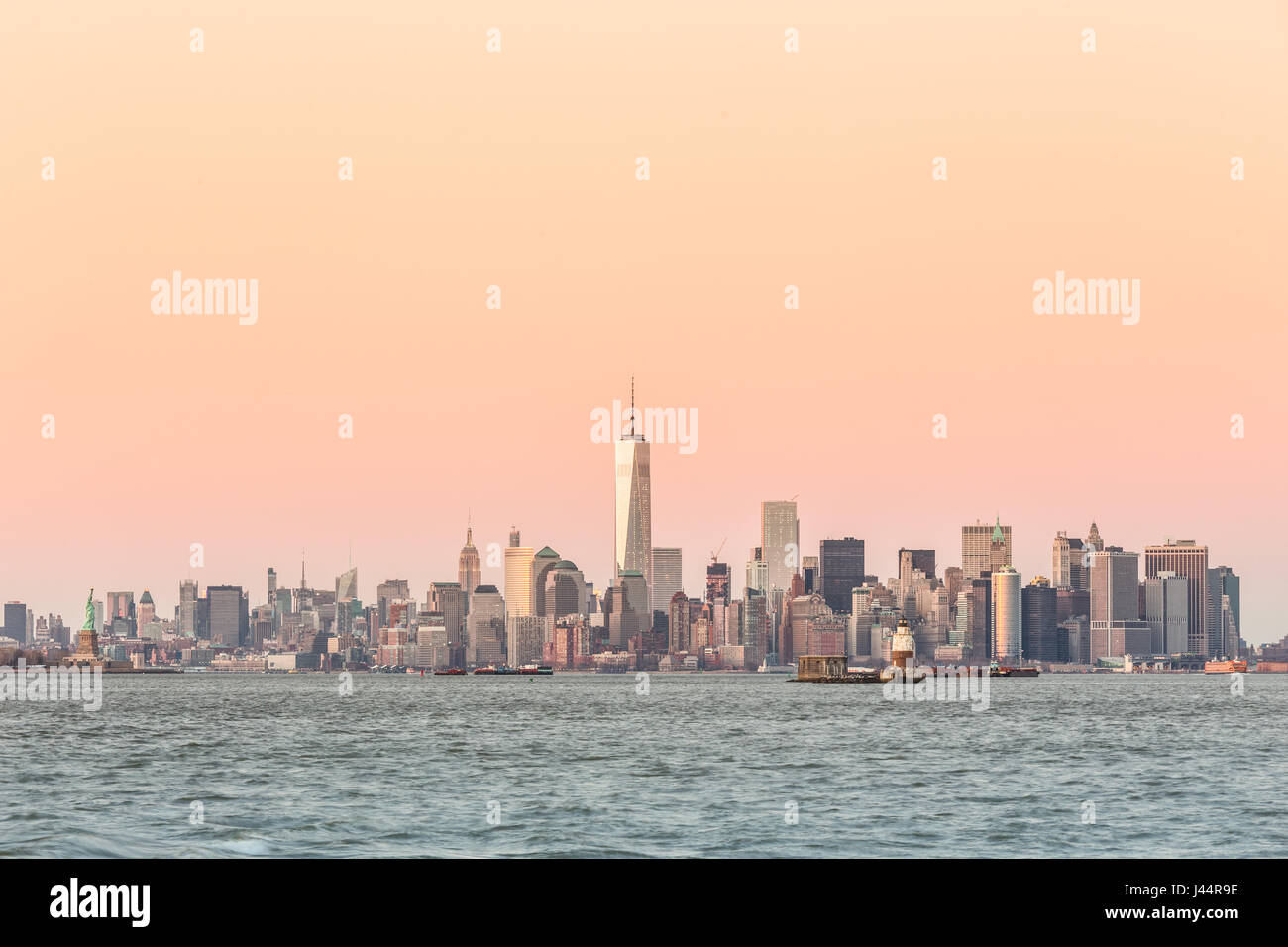 New York City Manhattan Skyline der Innenstadt Stockfoto