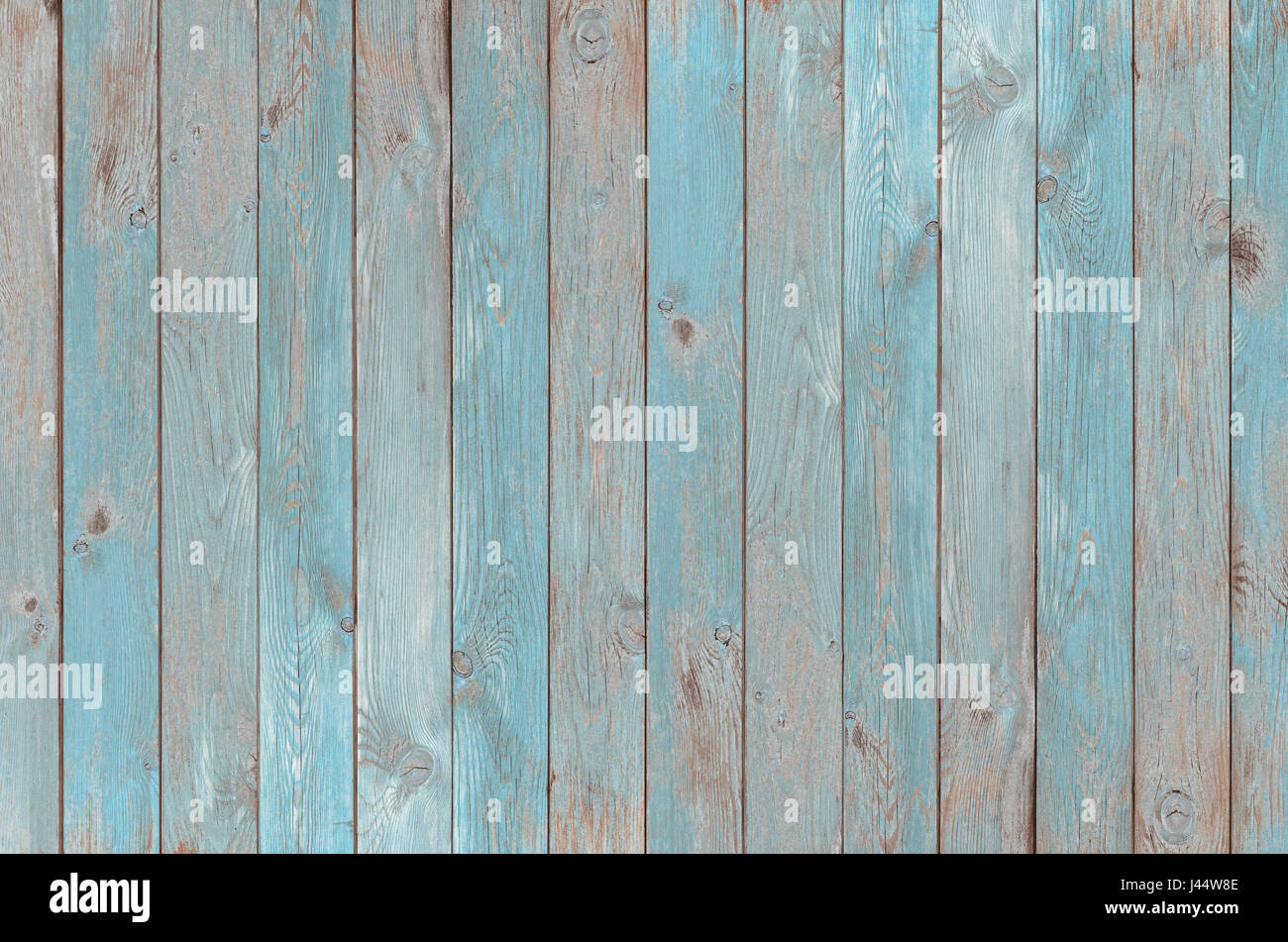 blaues Vintage Holzplanken Textur oder Hintergrund Stockfoto