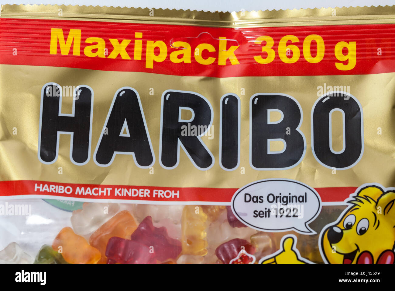 Haribo gold Bären Stockfoto