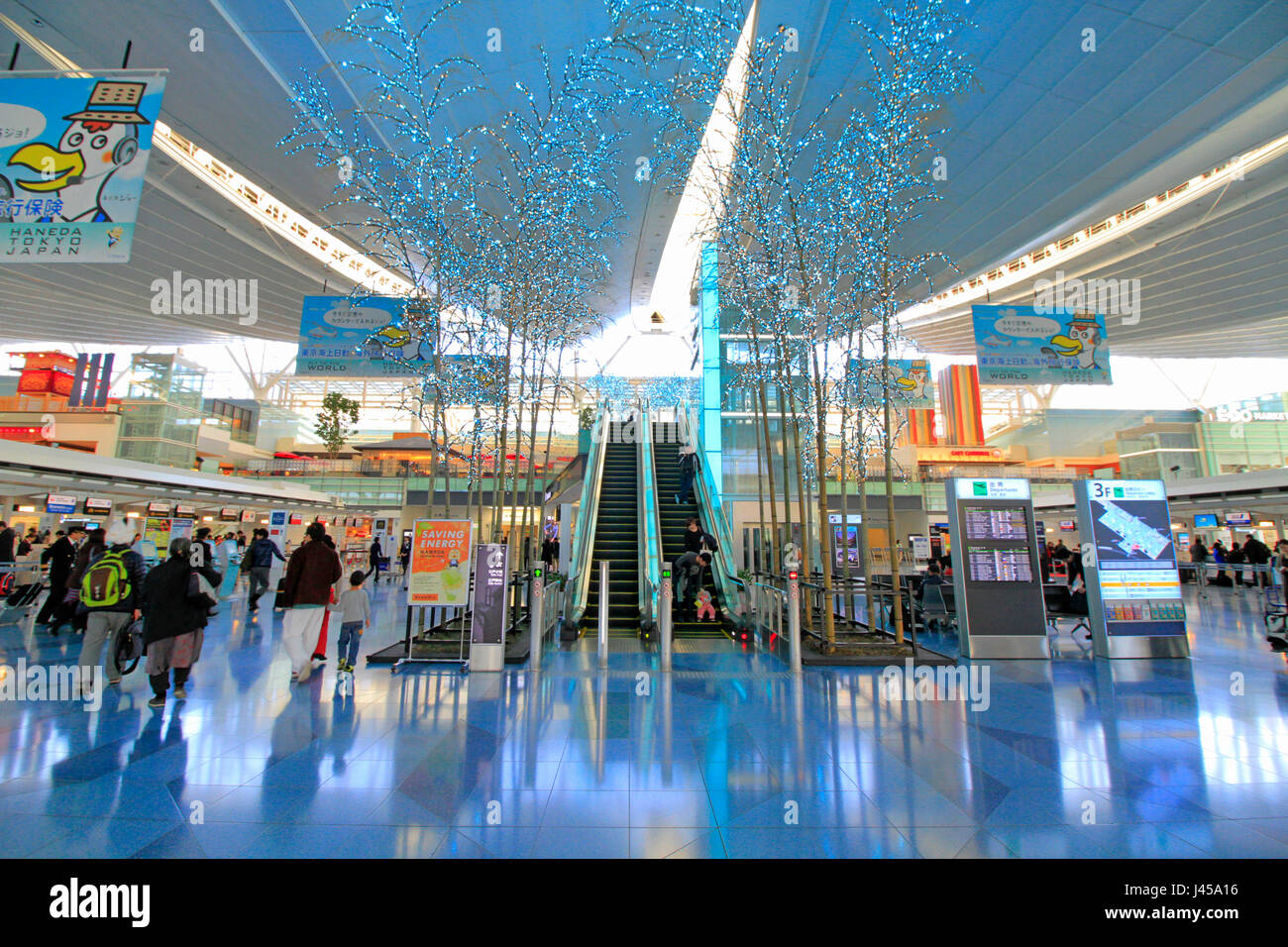 Flughafen Tokio-Haneda International Terminal Tokio Japan Stockfoto