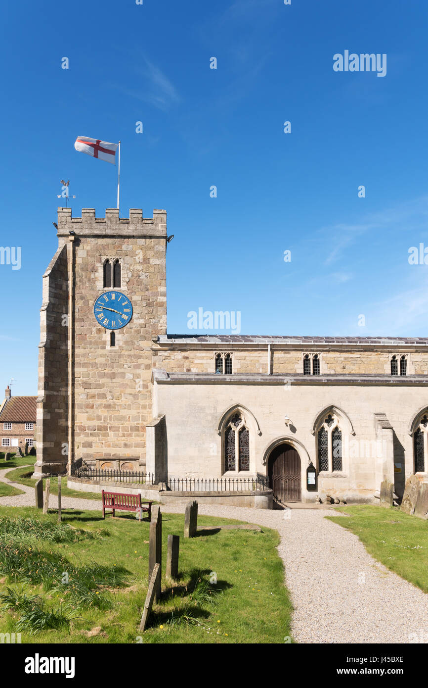 Str. Andrews Kirche, Commissioner, North Yorkshire, England, UK Stockfoto